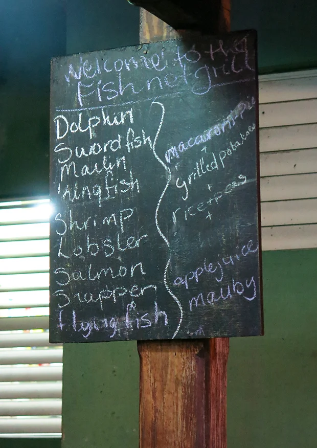 Uncle George's Fish Net Menu