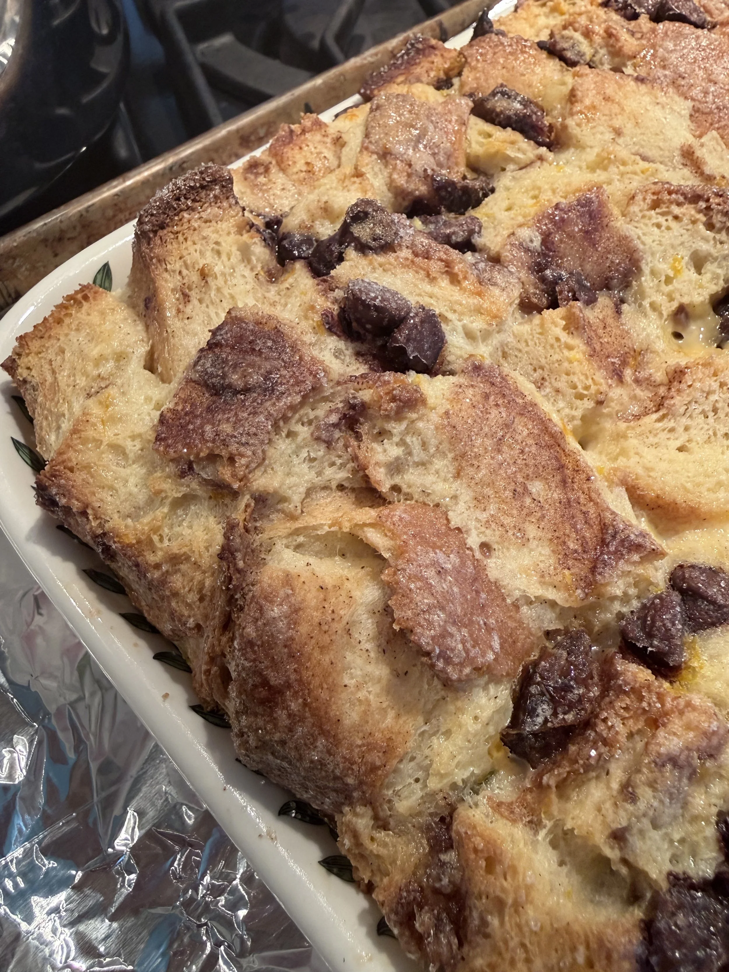 BAL: Dark MIlk Chocolate and Date Bread Pudding