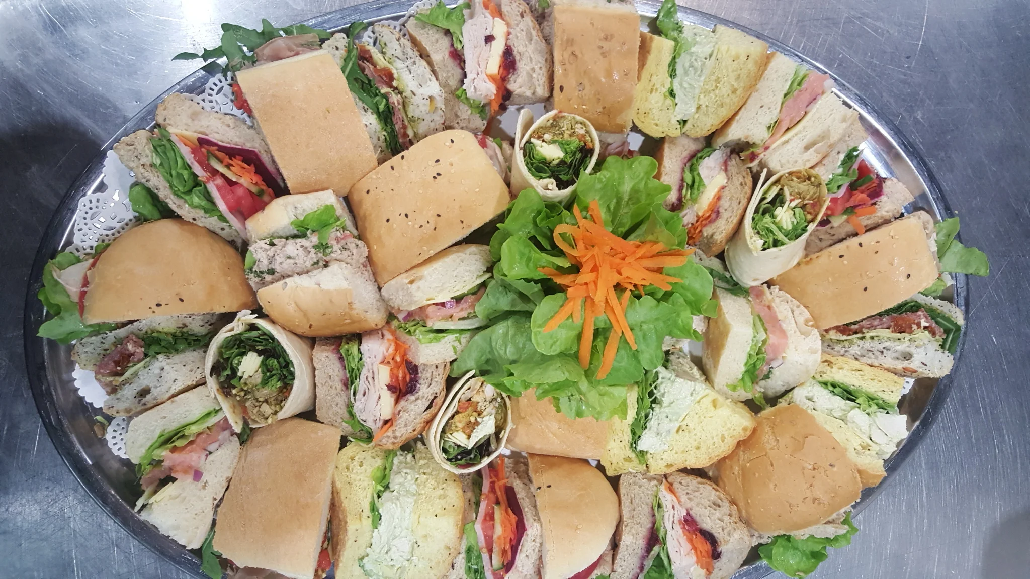 Rolls, Wraps & Sandwiches Platter