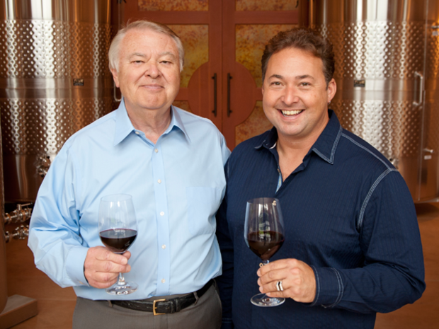 Alex Golitzin (L) with his son, head winemaker at Quilceda Creek, Paul Golitzin (R). Paul has crafted Washington Wine Blog's #1 wine of the year, the 2012 Quilceda Creek Columbia Valley Cabernet