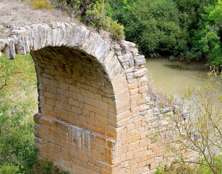 The Viña Lanciano Vineyard actually has a Roman bridge in the middle. Just incredible history with this property.