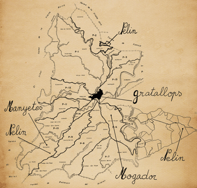 Clos Mogador is located near the town of Gratallops in the Priorat region, right near the ocean. 