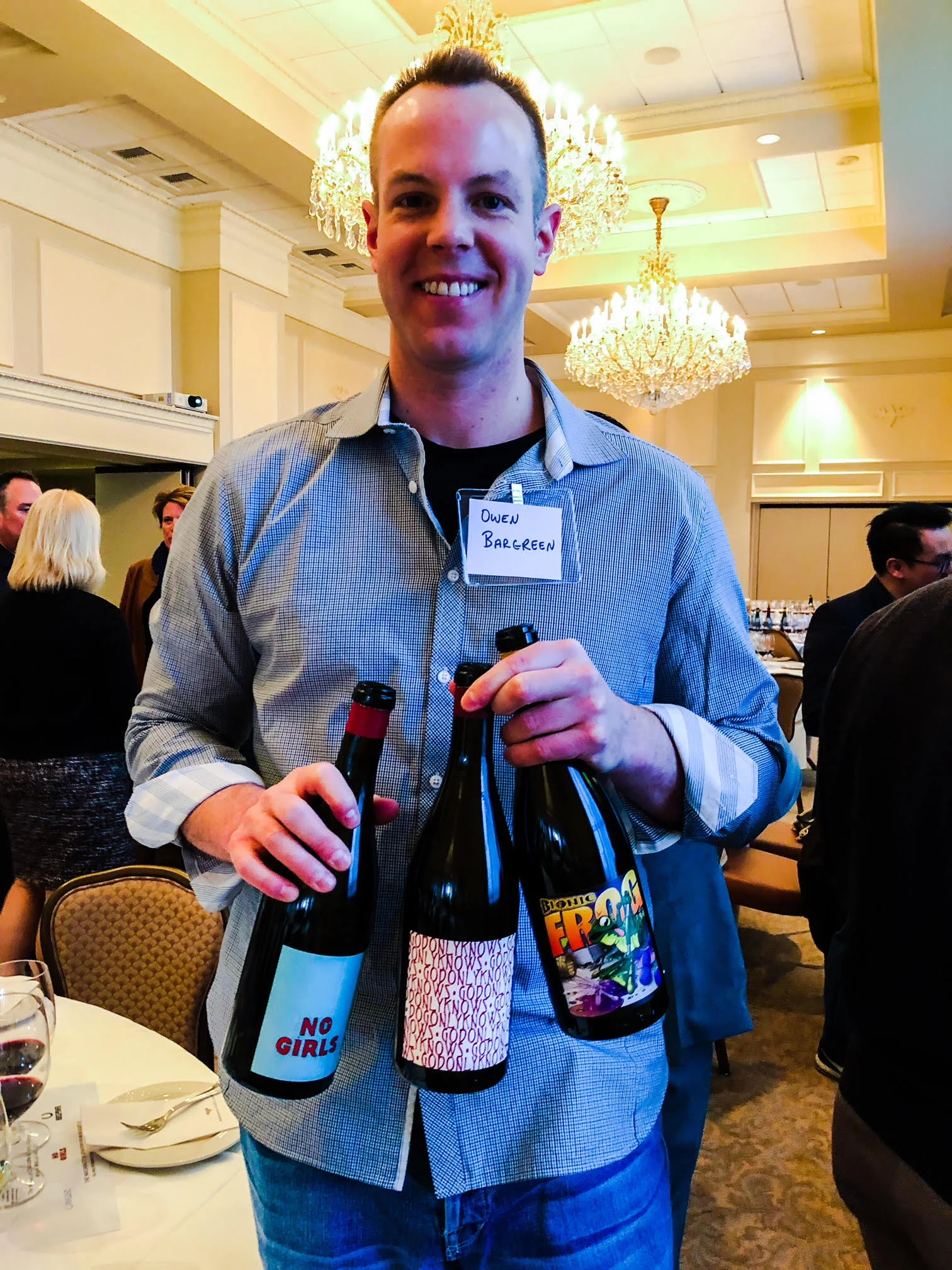 Cayuse tasting Owen with Wine bottles.jpg