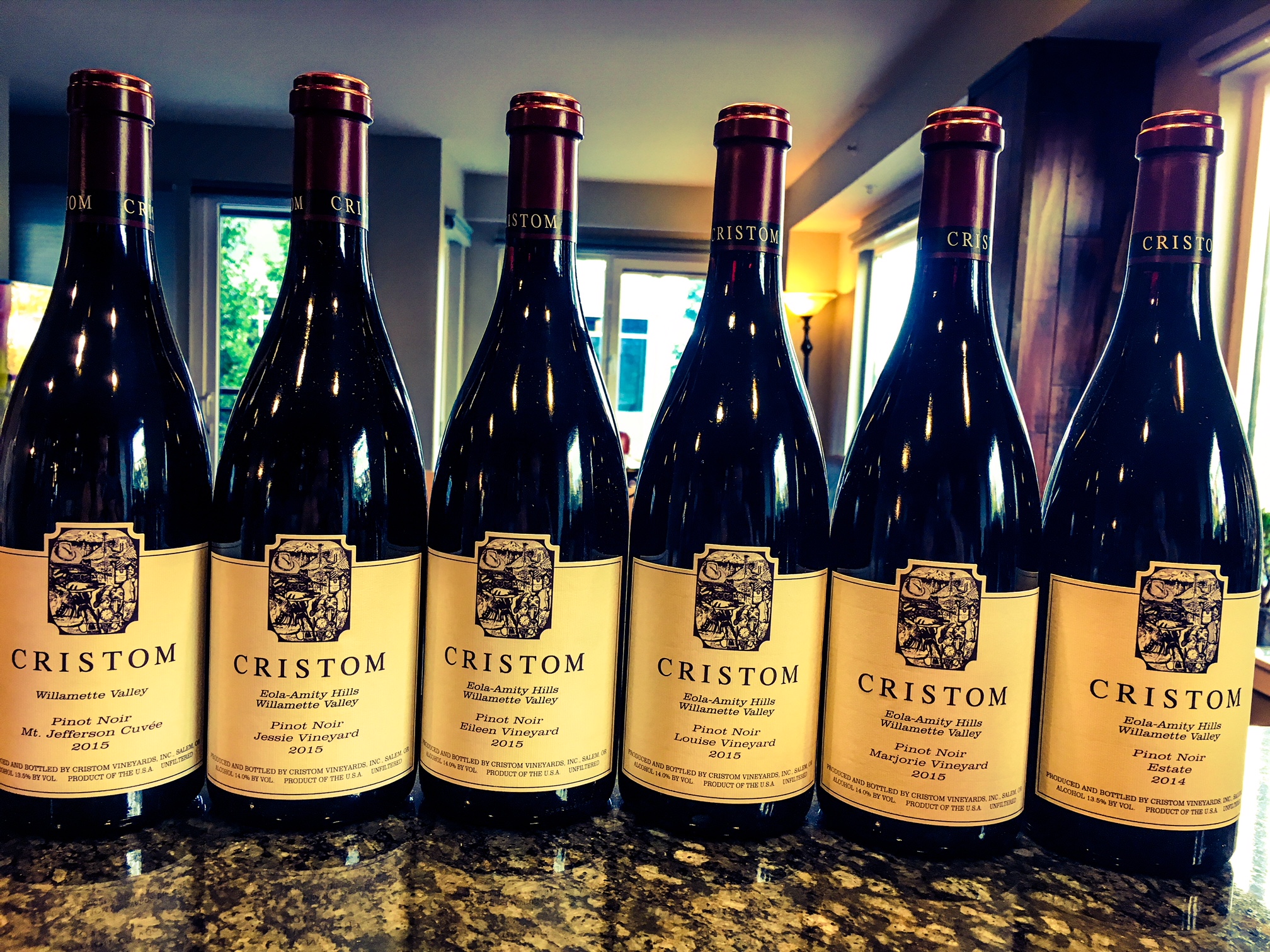 Cristom Vineyards 2015 Pinot Noirs.jpeg