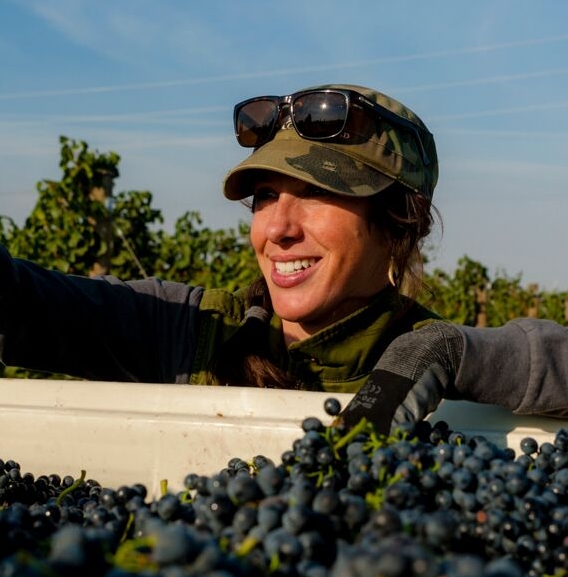 Brooke Robertson with grapes.jpeg