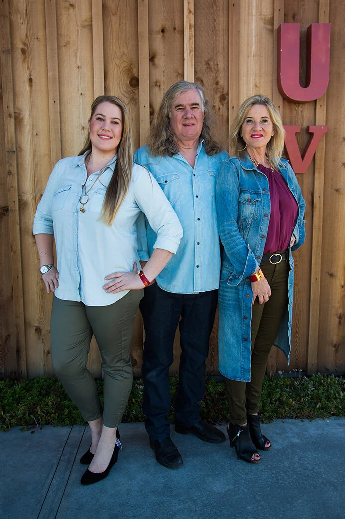 Great photo here of the Upchurch family who craft some exceptionally good wines from their estate on Red Mountain.