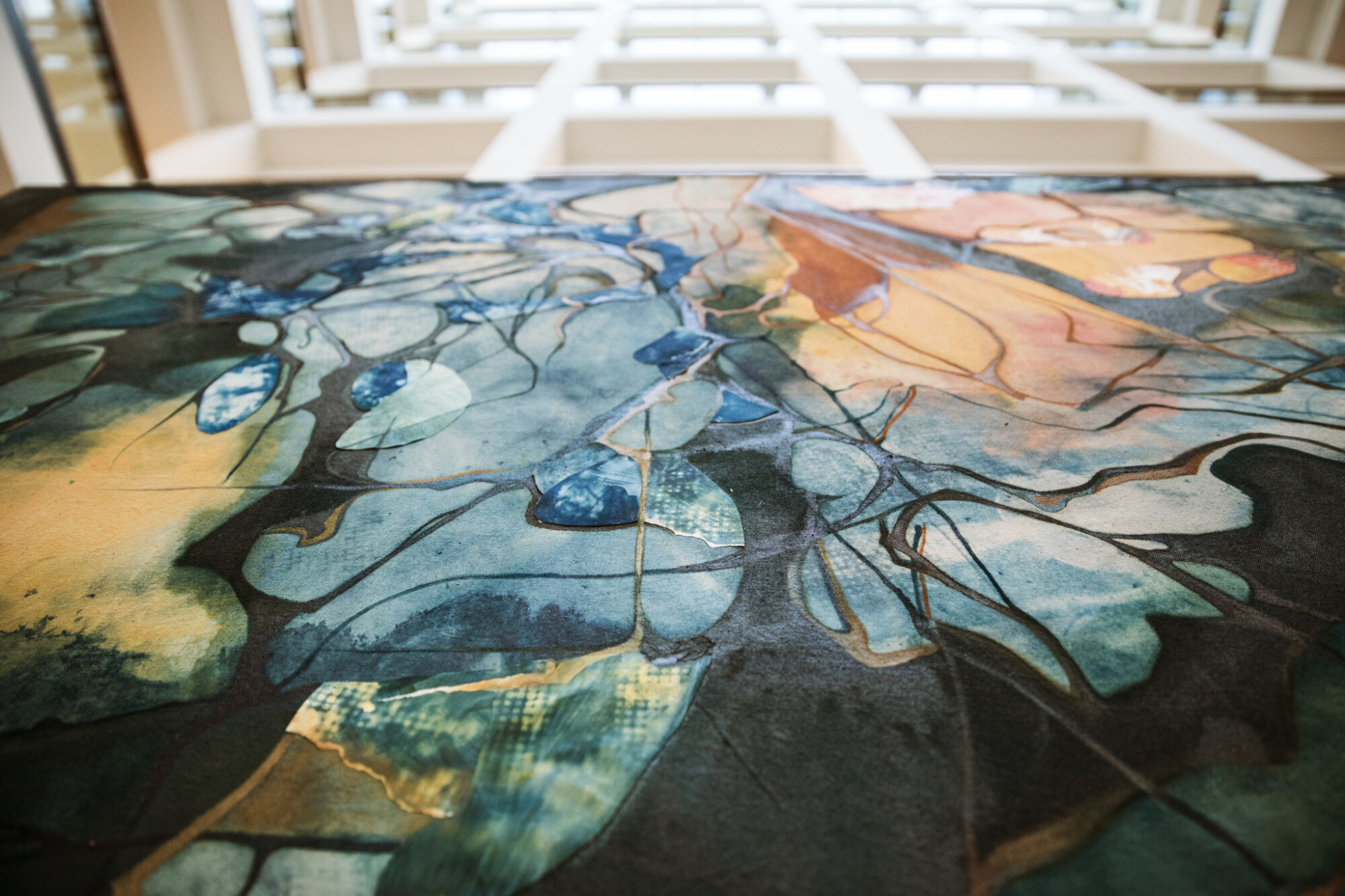 Installation photo, Charité CrossOver, Berlin, Germany. photo credit : https://edge-neuro.art/2019-exhibition/