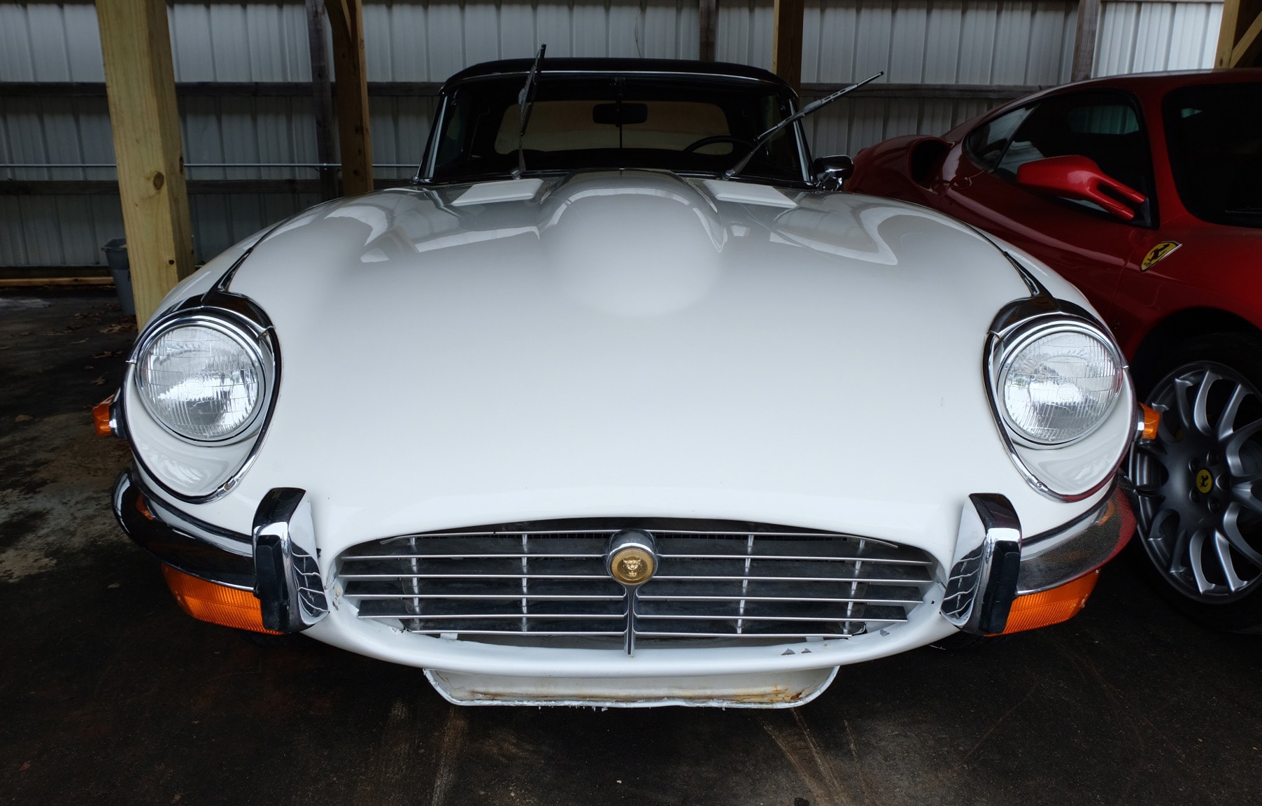 1972 Jaguar XKE Convertible Front.jpg