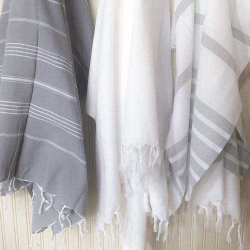 Red and Gray Striped Towel,Ulrta Soft Towel,40x65,Bath Towel,Turkish Peshtemal,Bohemian Towel,Turkish Terry Towel,Terry Peshtemal,B7-defne