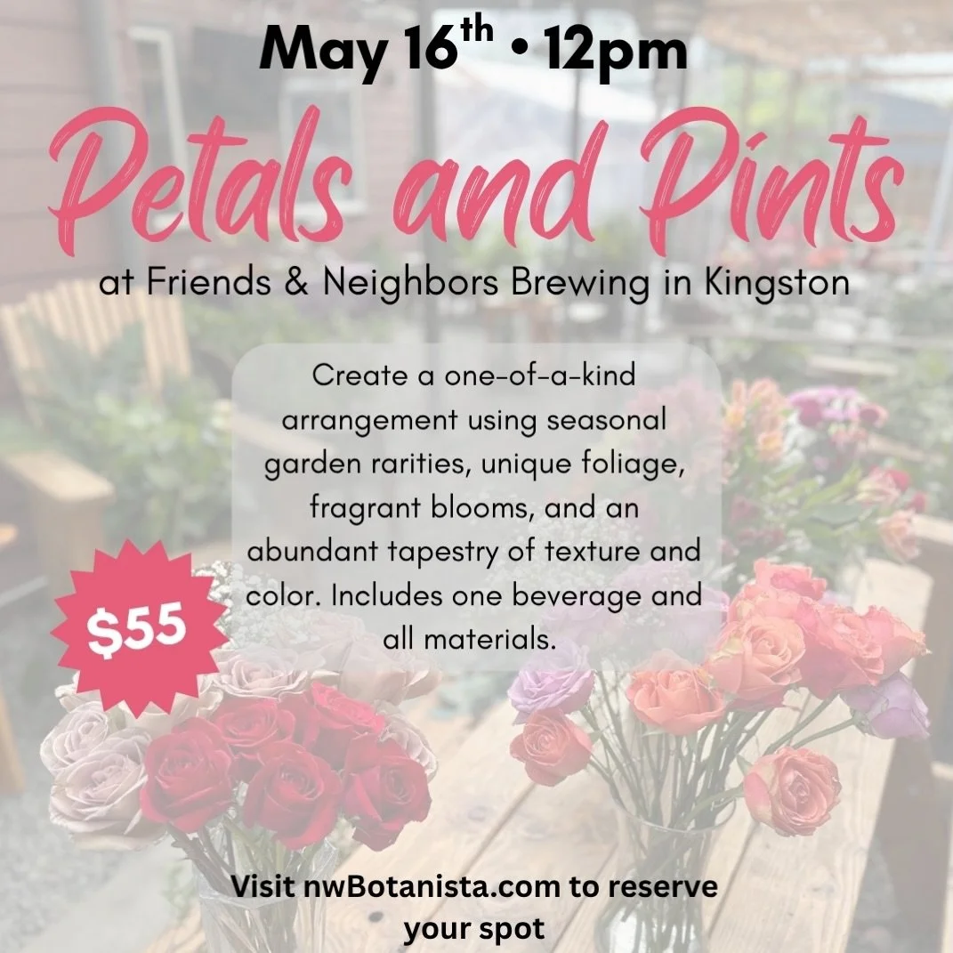 Next Saturday we&rsquo;ll be having fun with flowers at the brewery! Looking for a great activity with mom? The fresh greenery and blooms last over two weeks 💐 

Early bird online plant sale goes live tonight! Check your email for the link. Shop wil