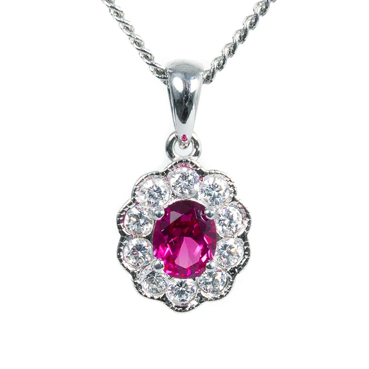 Small Red Coloured Pendant
