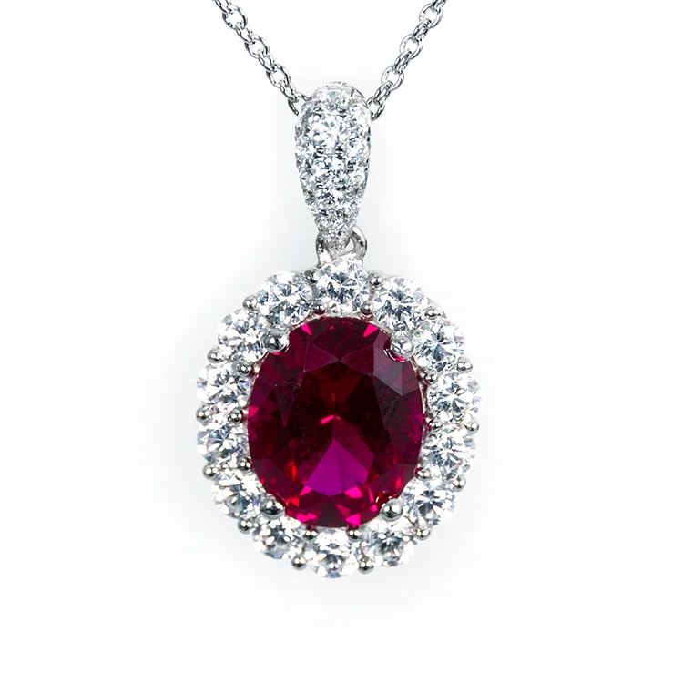 Large Red Coloured Pendant