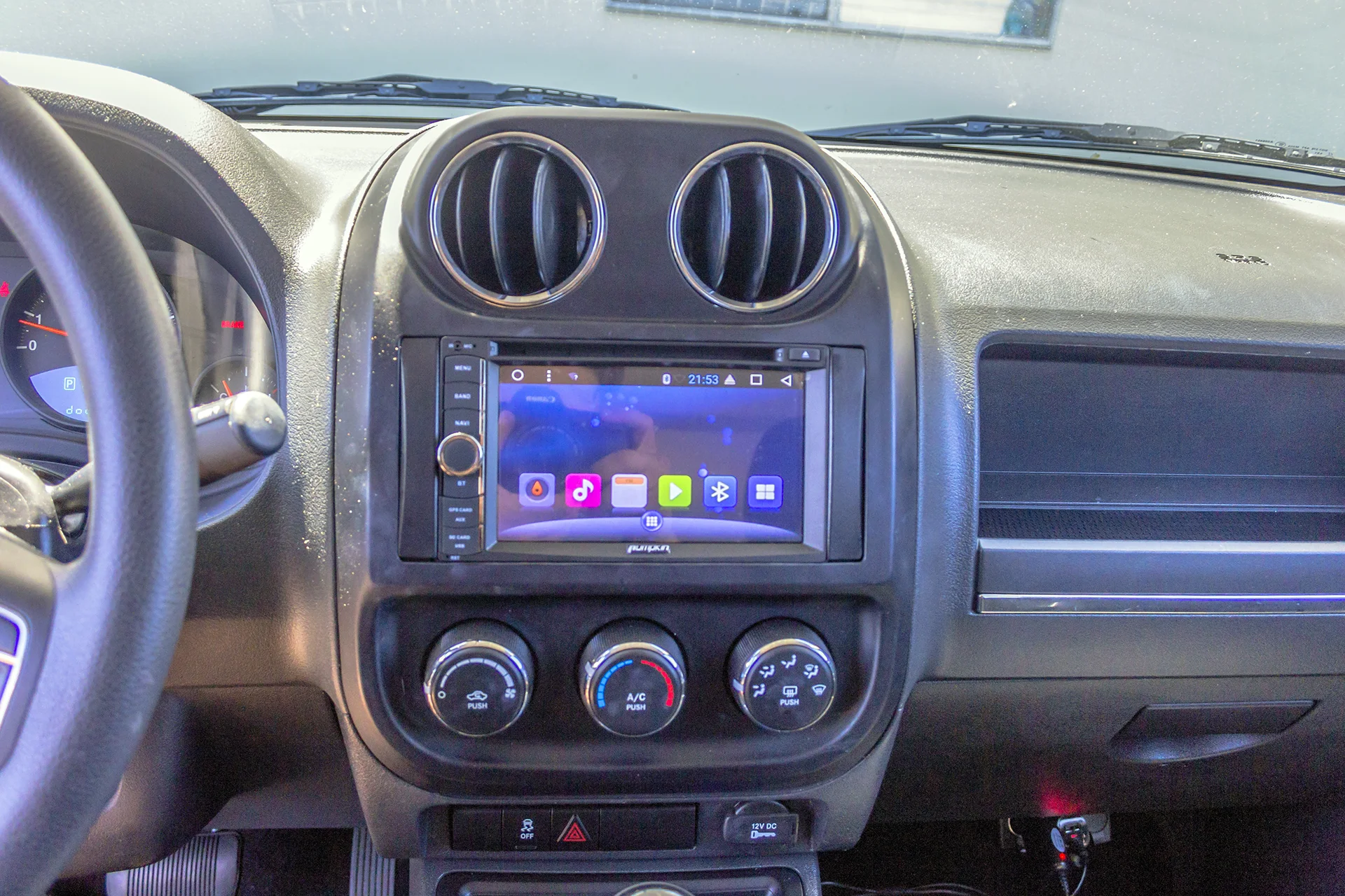2012 Jeep Patriot Radio Replacement, Backup Camera, and Dash Camera — Twelve Volt Technologies