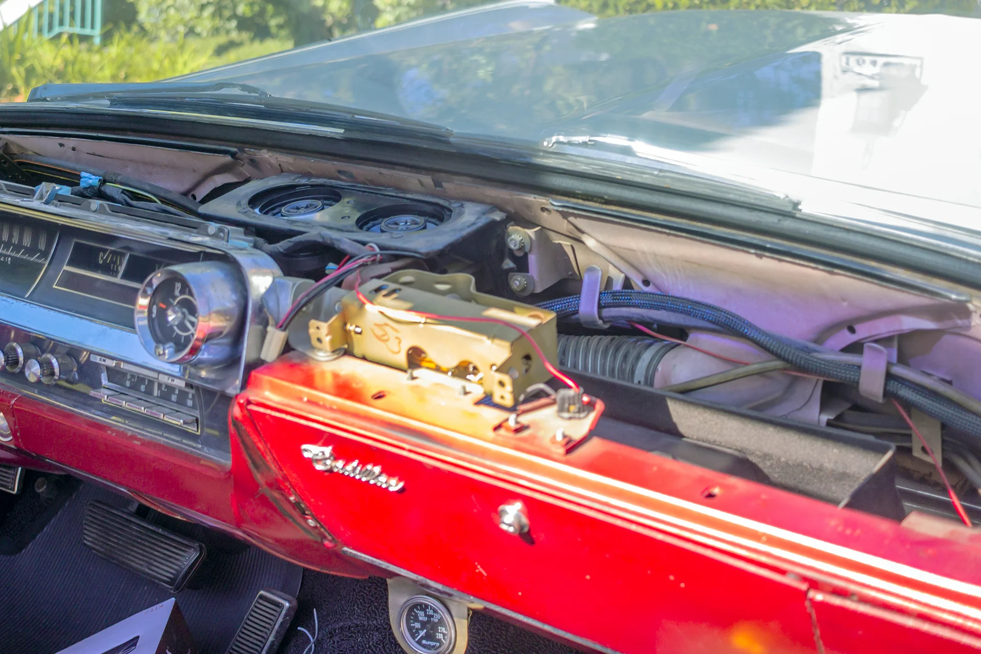 1963 Cadillac Convertible Replacement Speaker Installed.jpg