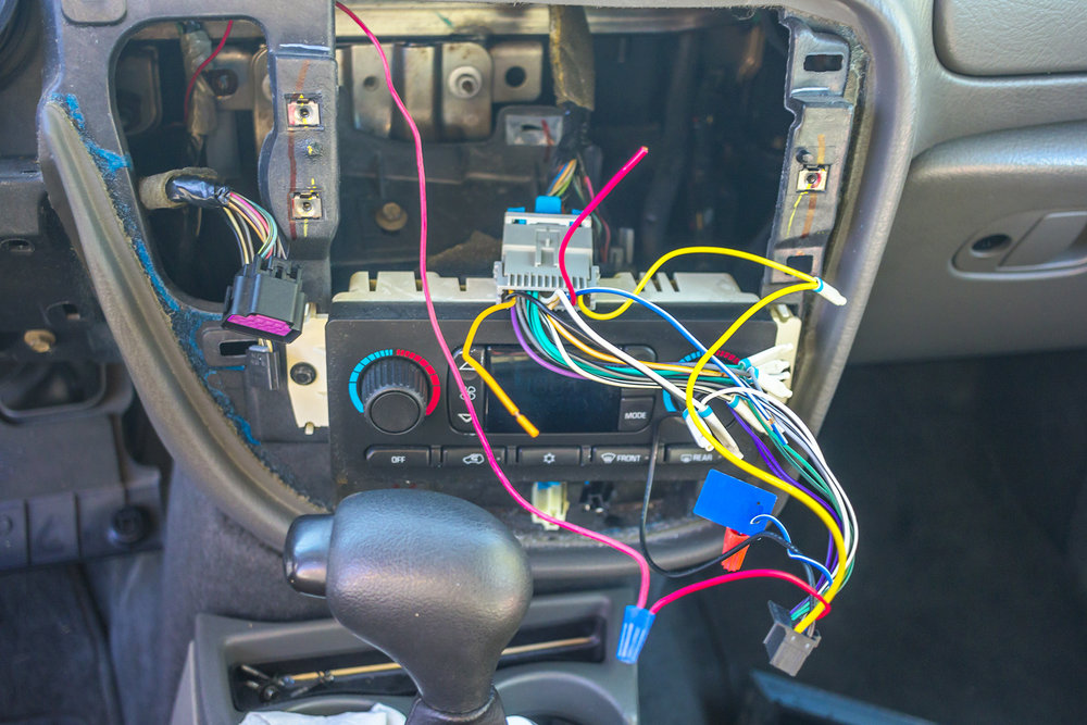 2004 Chevrolet Trailblazer updates his radio! — Twelve Volt Technologies | Chevrolet Trailblazer Radio Wiring | | Twelve Volt Technologies