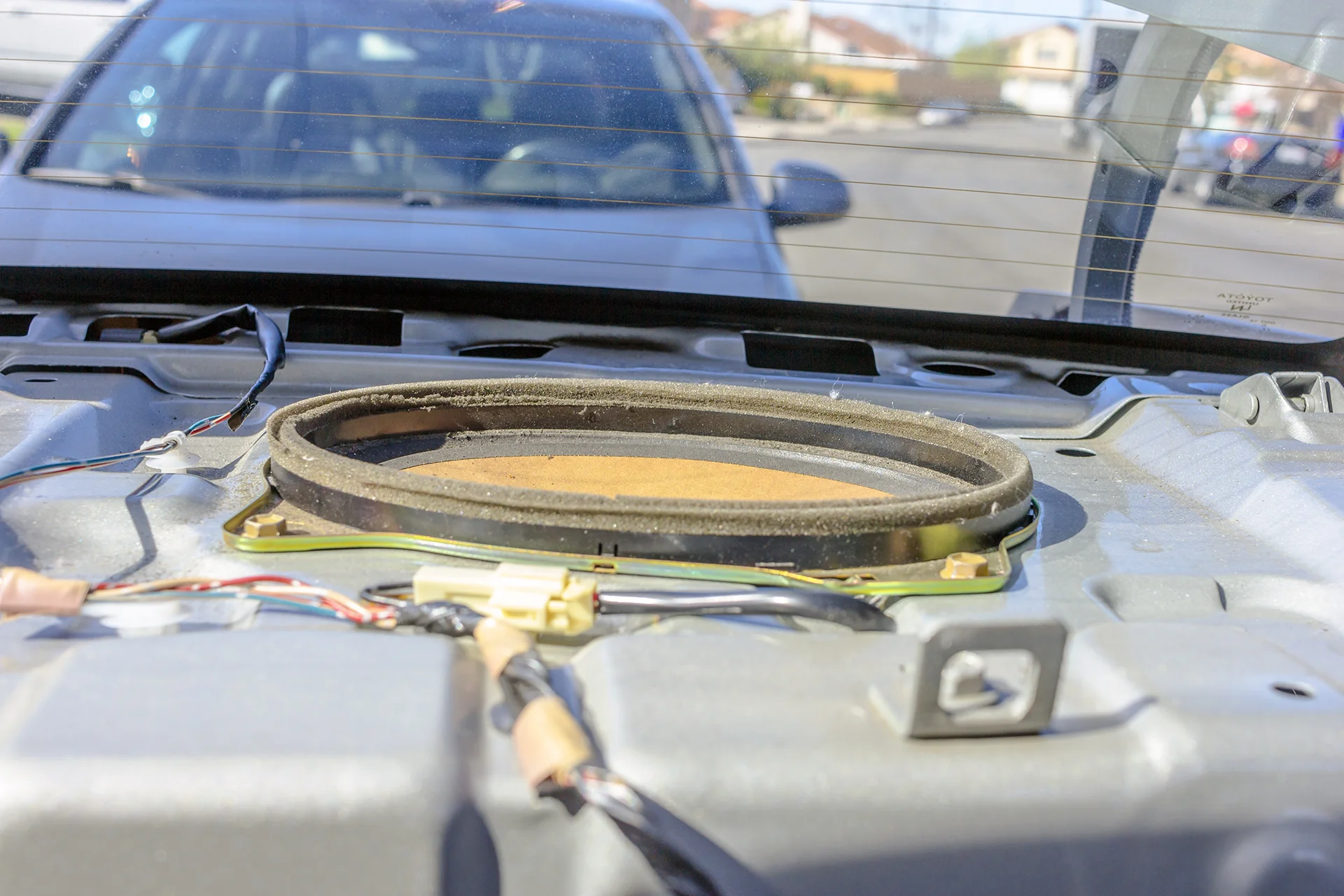 We installed some speakers in this 2004 