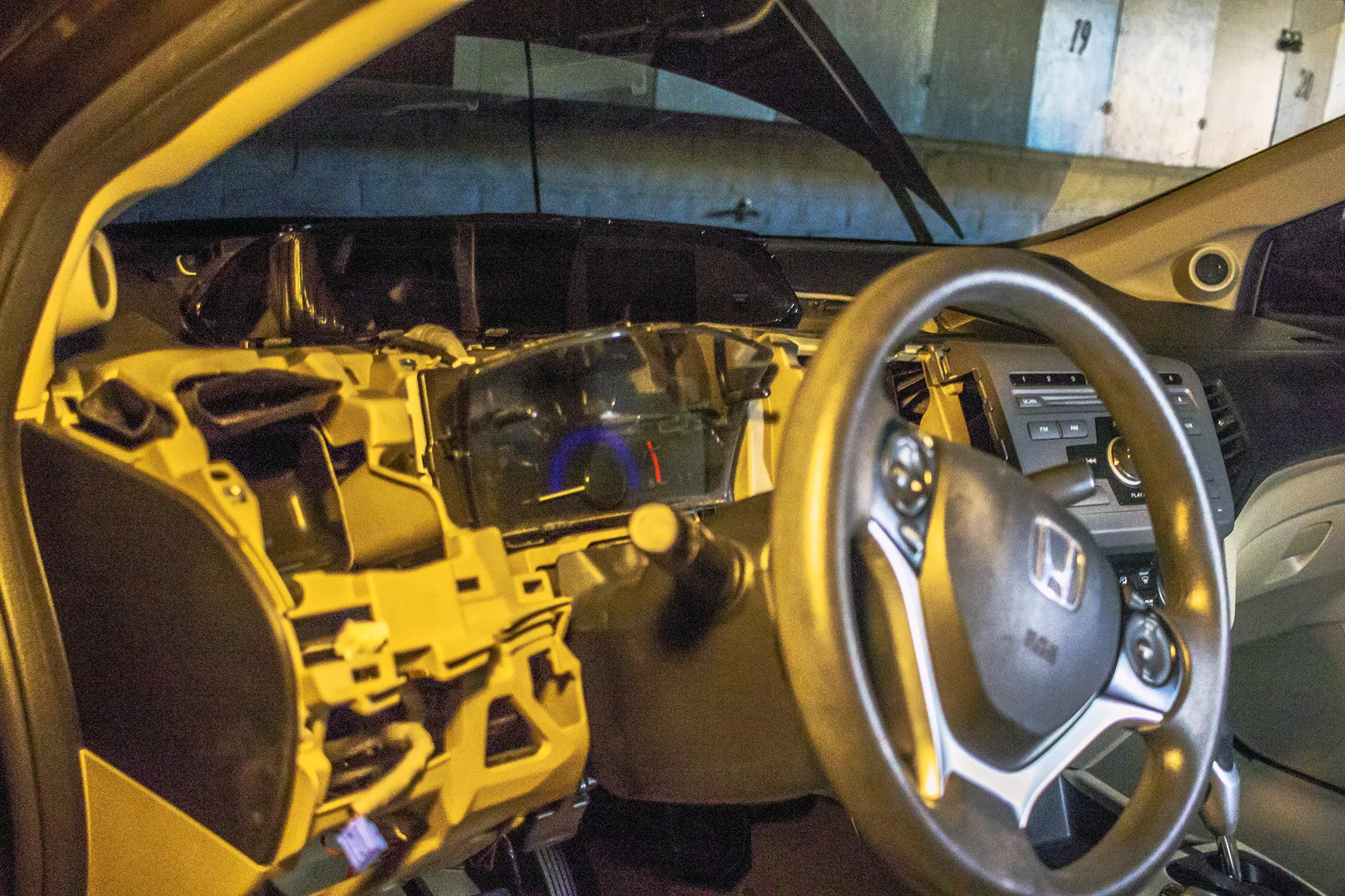 2012 Honda Civic adds a backup camera u2014 Twelve Volt Technologies