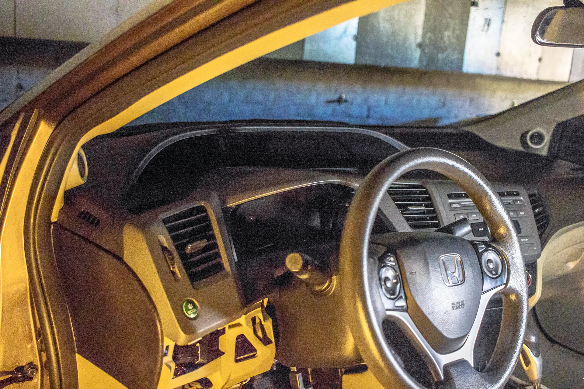 2012 Honda Civic adds a backup camera u2014 Twelve Volt Technologies