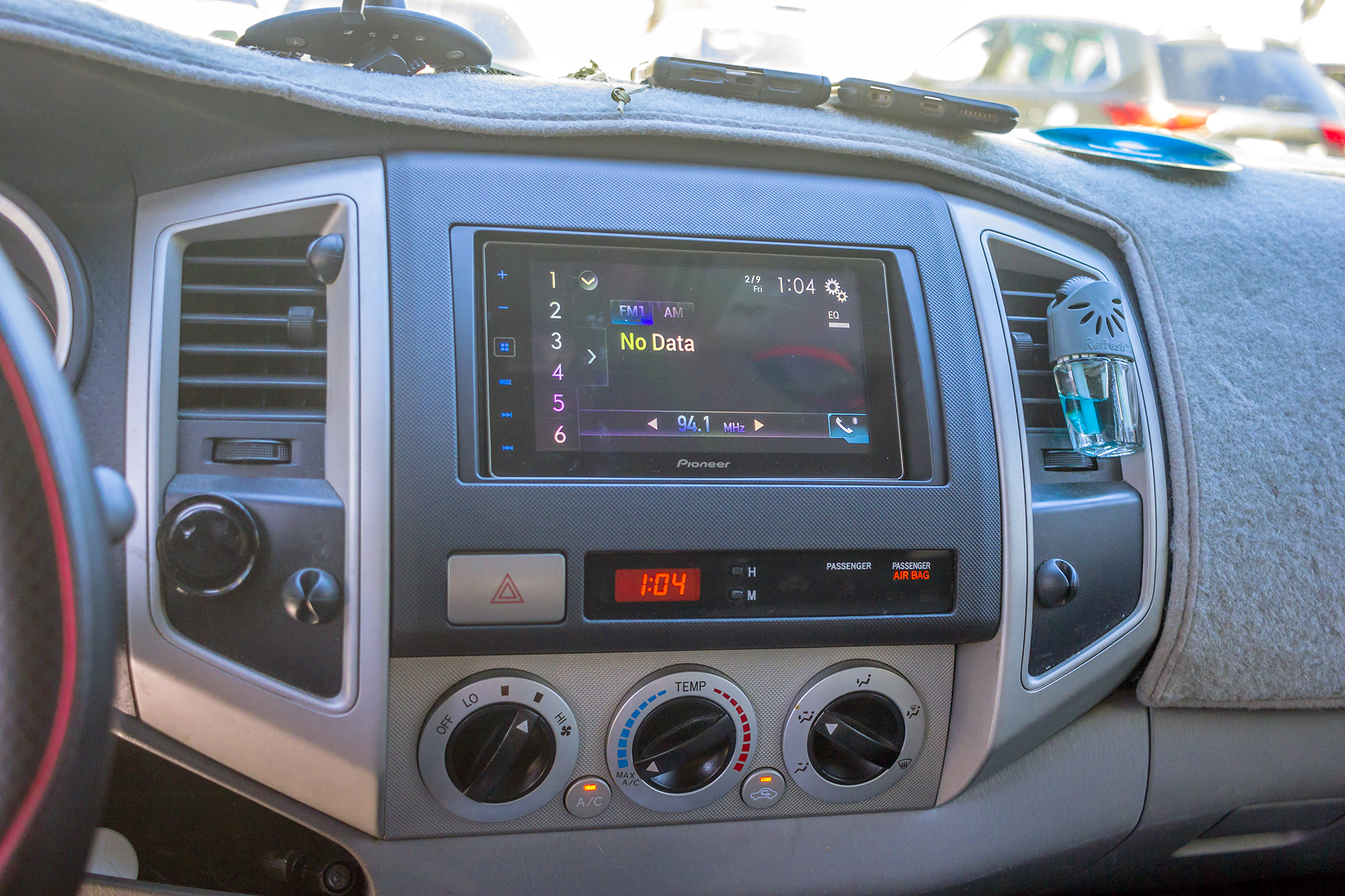 This 2011 Toyota Tacoma gets his radio upgraded!