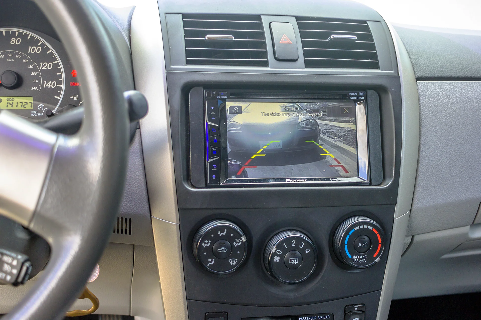 2010 Toyota Corolla gets a Pioneer AVH-1300NEX and a backup camera!
