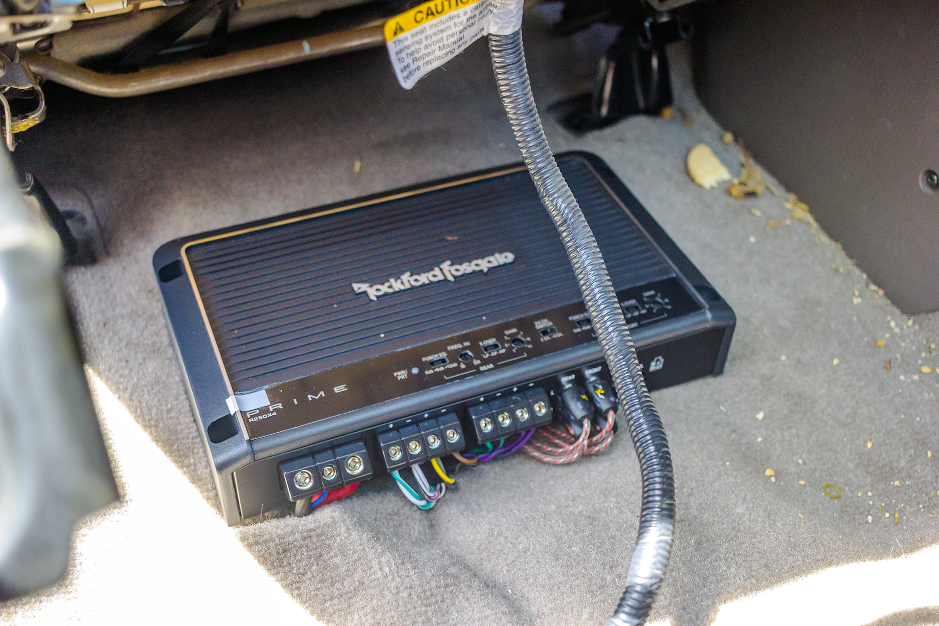 2005 Toyota Tundra is back for more speakers and a 4 channel Amplifier from Rockford Fosgate!