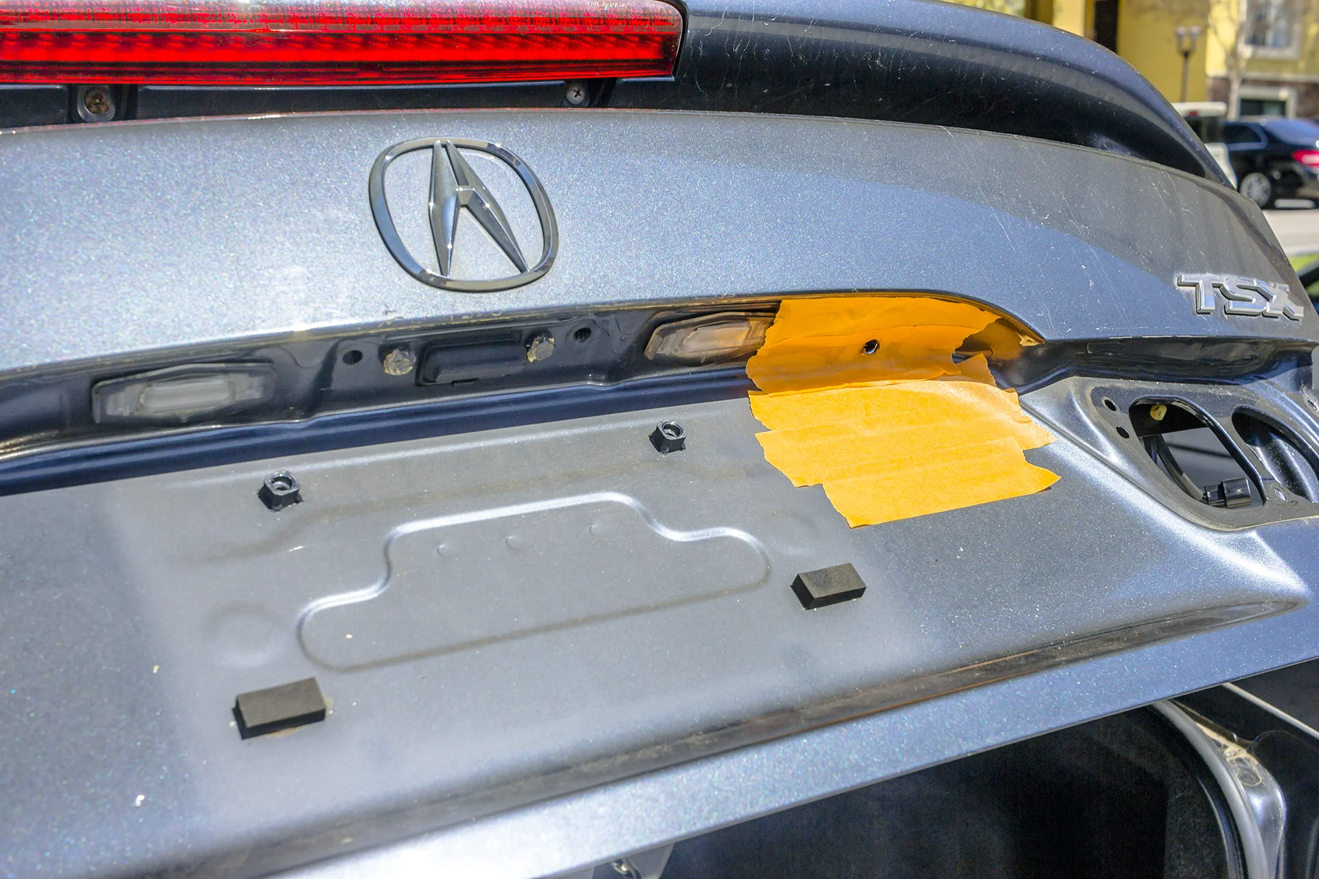 2007 Acura TSX Backup Camera Installation 1.jpg