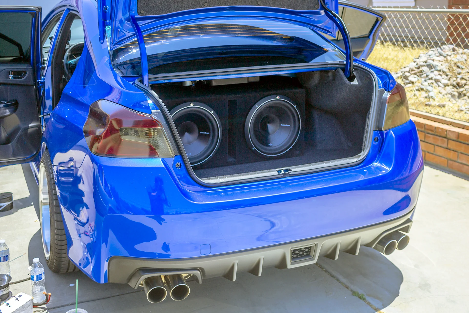 2017 subaru wrx subwoofer box
