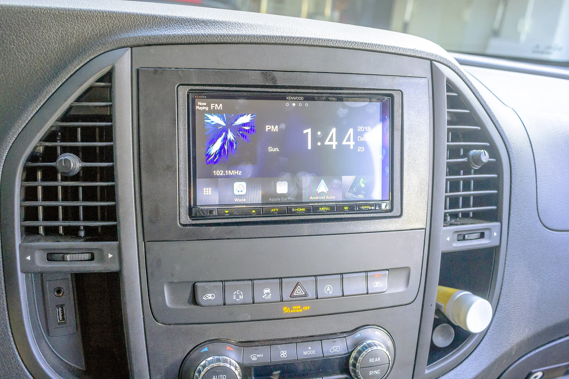 We Replaced The Radio In This 2017 Mercedes Benz Metris Twelve