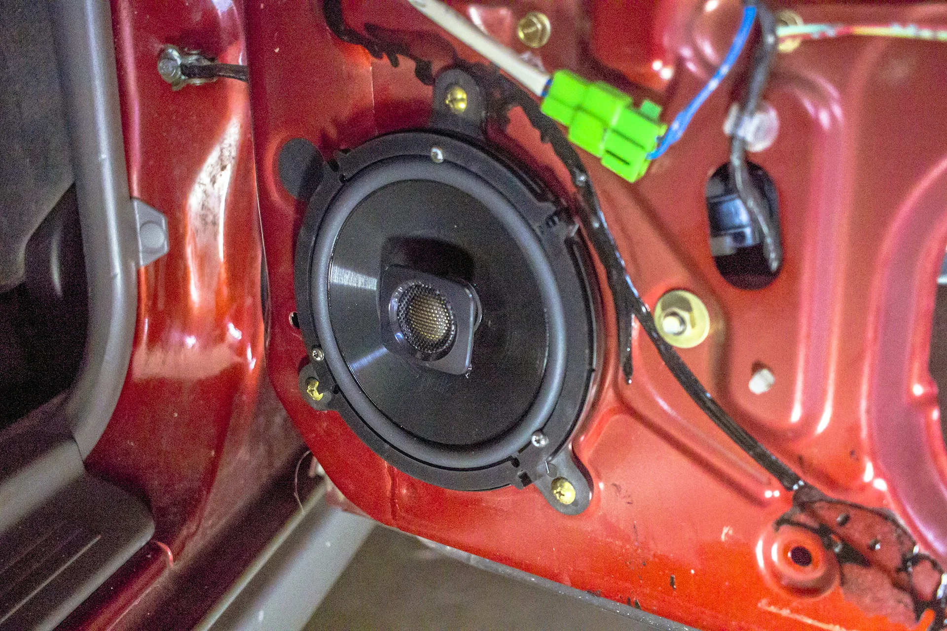 2003 Subaru Baja Aftermarket Door Speaker.jpg