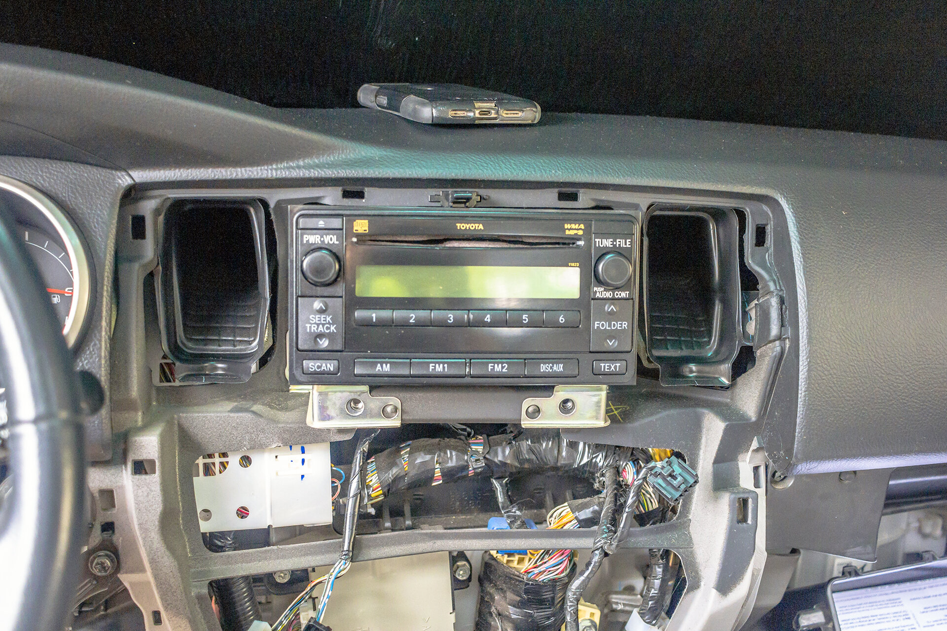 2008 Toyota 4Runner Factory Radio Removal 1.jpg