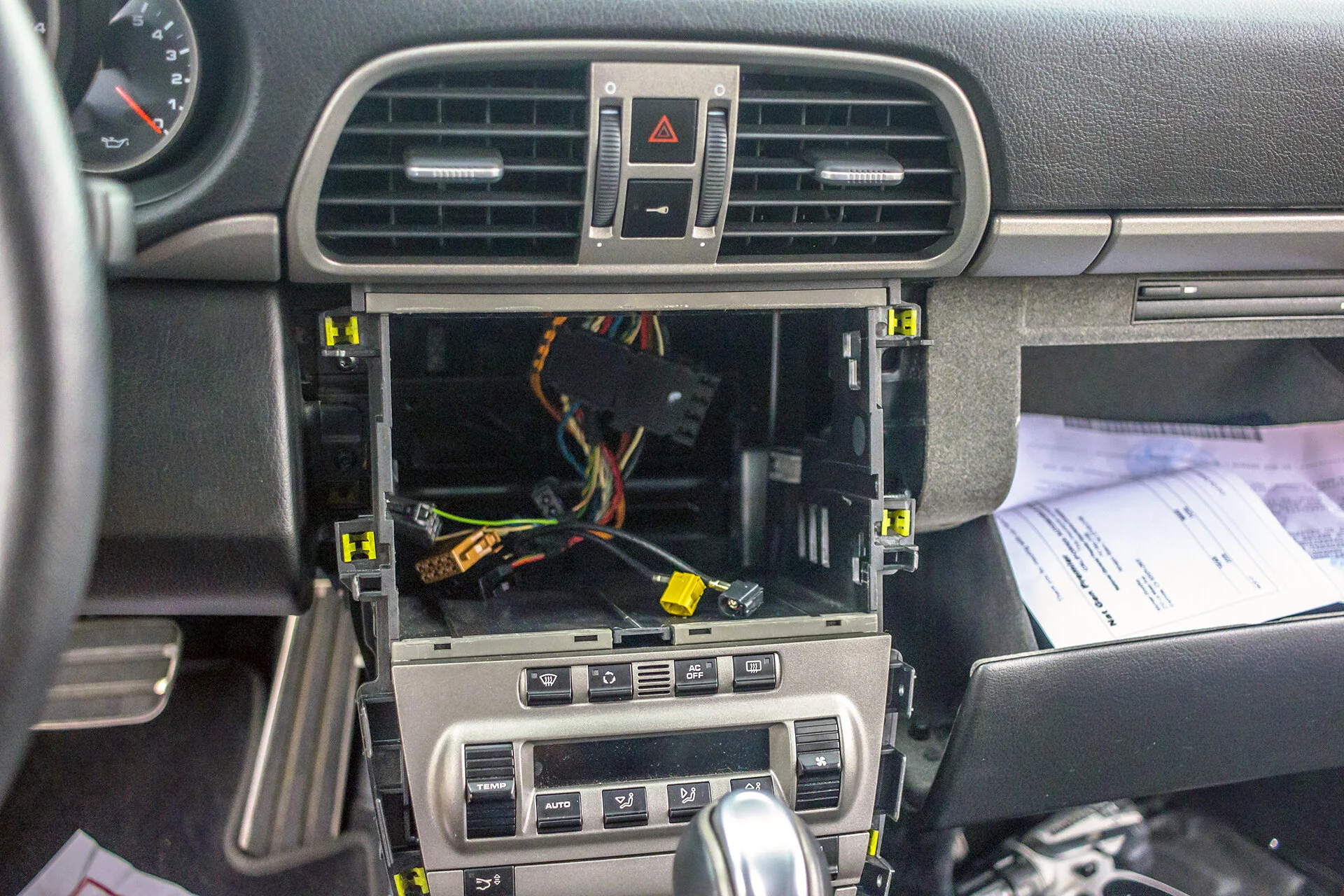 2008 Porsche 911 Radio Removal.jpg