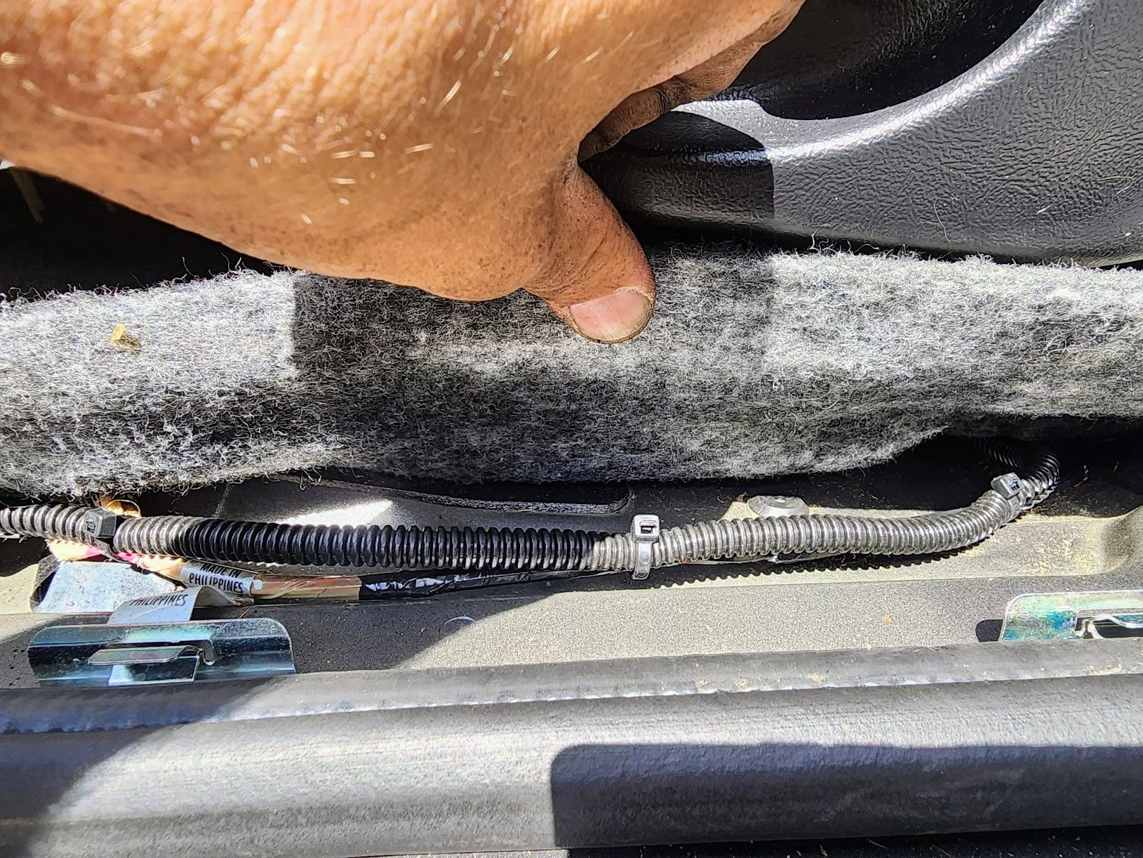 Backup camera wiring