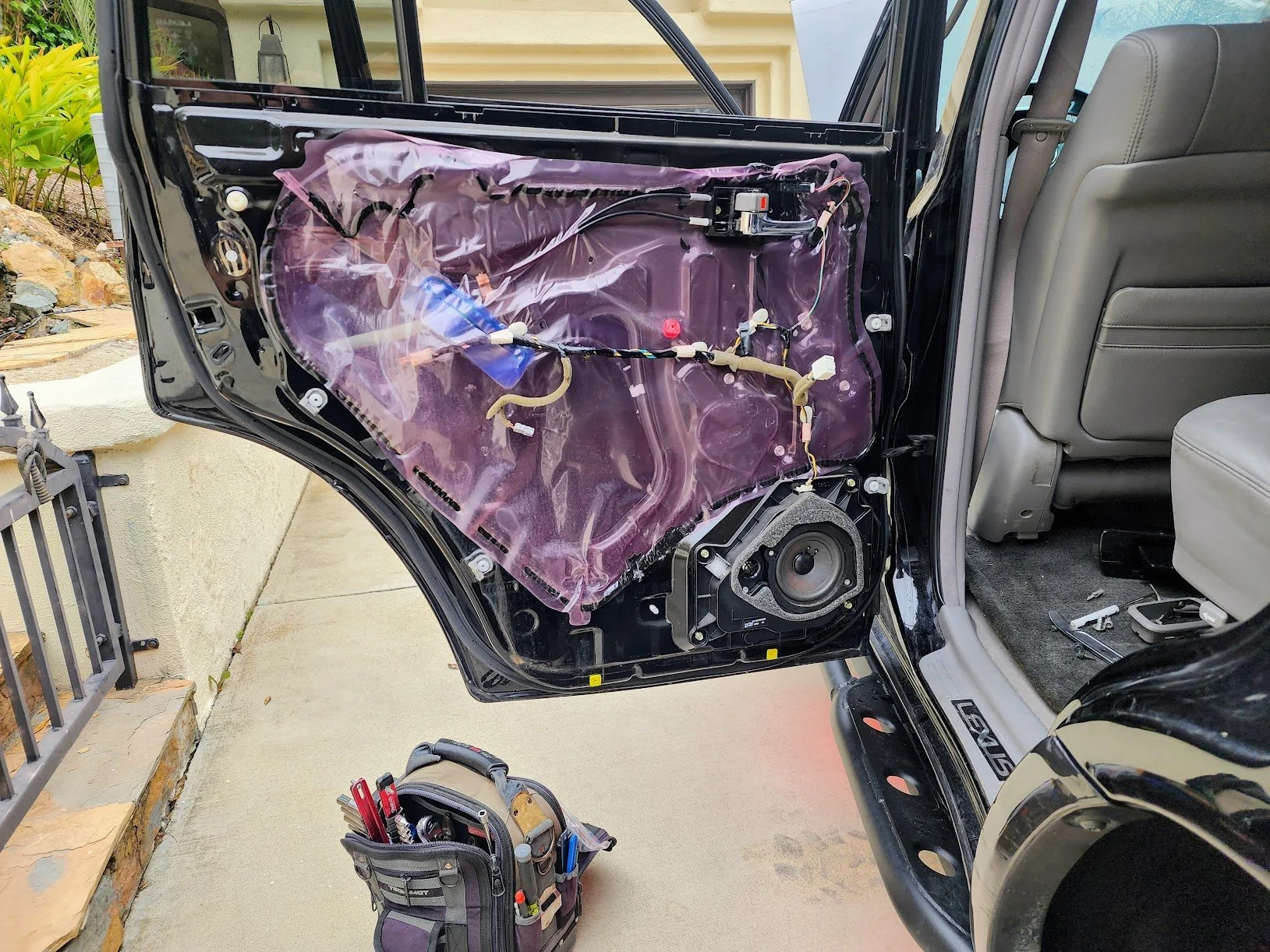 Rear Door Panel Removed 