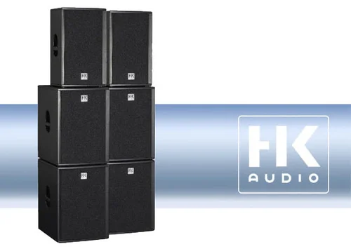 HK Arrangement 2 - 2 x Actor 15 / 4 x Sub15, much the same as HK Arrangement 1, but with more Bass! This is arrangement is how the system is designed to be configured, allowing you to push the top boxes to their capability, this system comes alive and will cater for up to 350 people. Mainly used for live venue and ceremonial events.