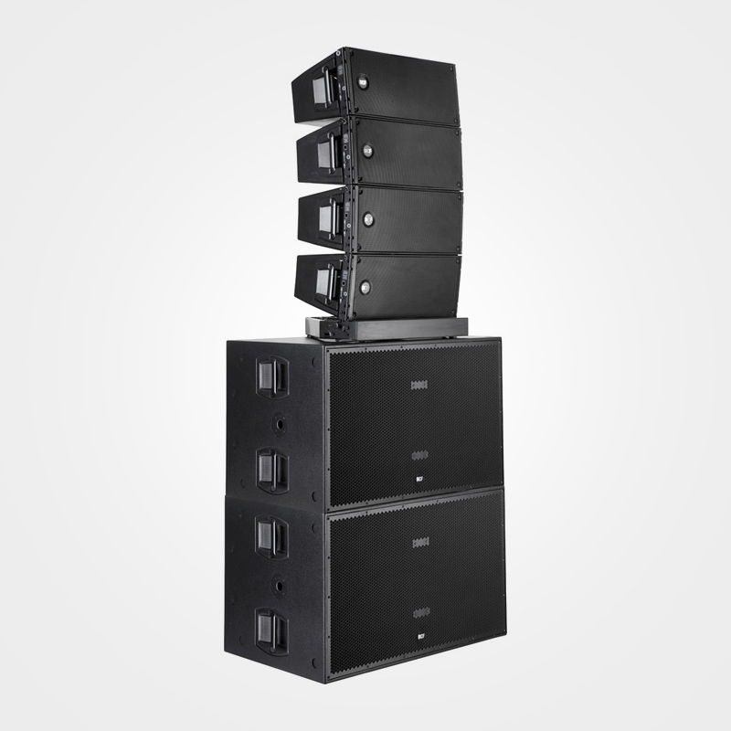 Arrangement 3 - 8 x RCF HDL20A / 18" Subs - Suitable for large outdoor events or large venue sizes, this arrangement will cater to 1000 people and will display the real wow factor for you and your clients next event.