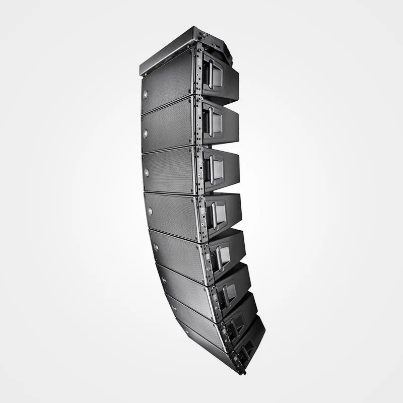 Arrangement 4 - 16 x RCF HDL20A / 18" Subs - Suitable for an outdoor touring stage, outdoor venues and large venue sizes, this is a serious state-of-the art, real line array arrangement, which also requires ceiling or truss rigging. This arrangement will cater to 2000 people, mainly for mini festivals and for that client that just wants the best.
