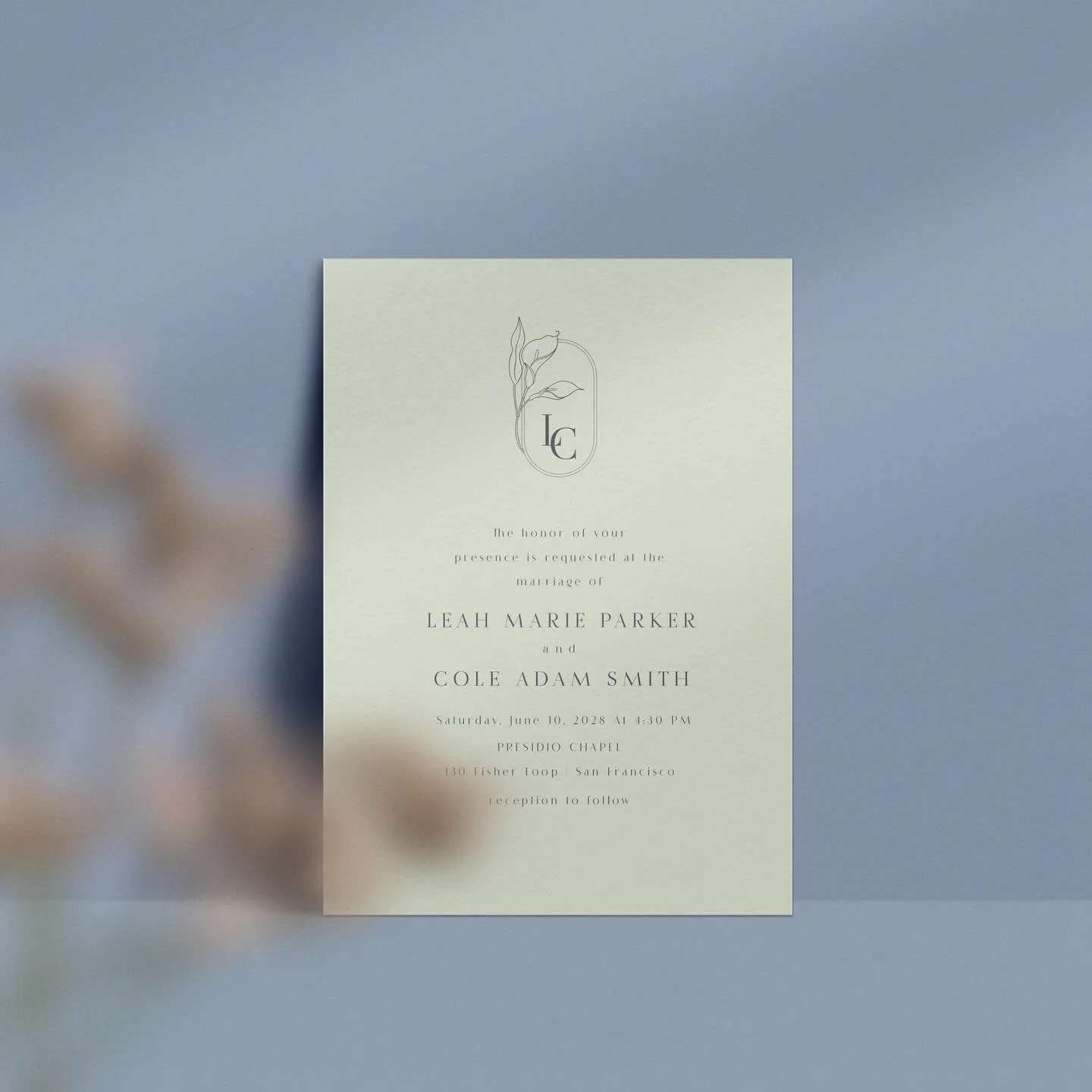 maria.hilas.louie.design Arum is a quiet, modern invitation for couples who want something simple but considered - now @zola