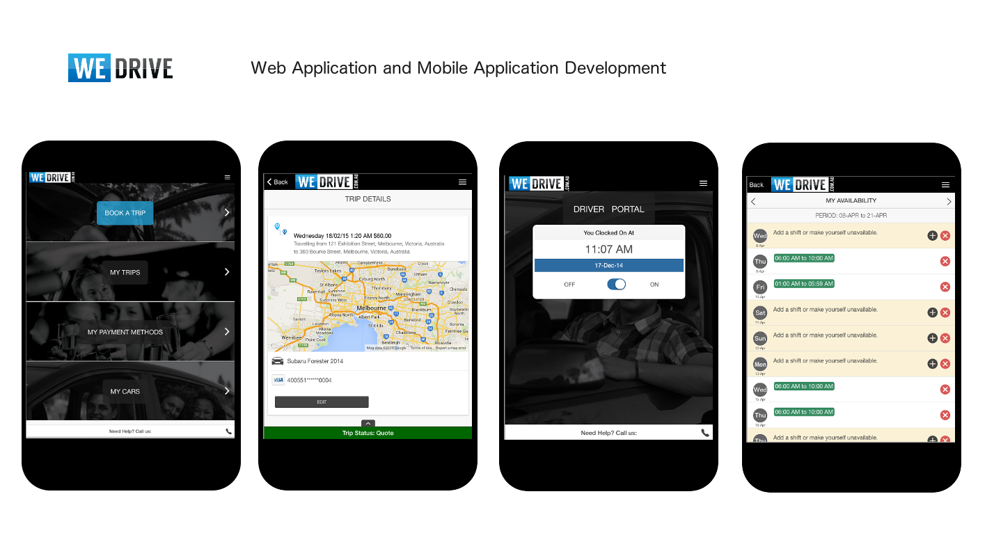 WeDrive Web & Mobile Application Development