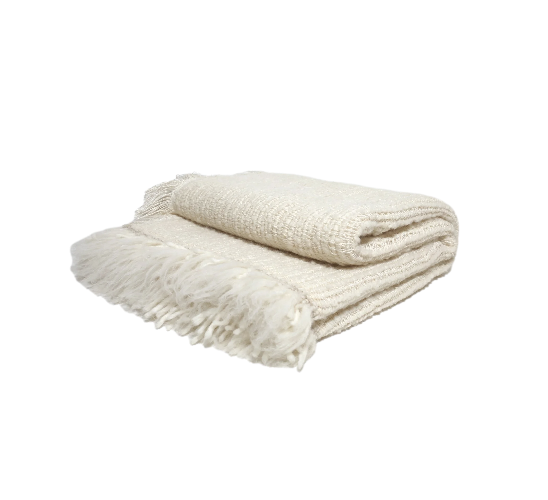 Buller Throw, Natural White