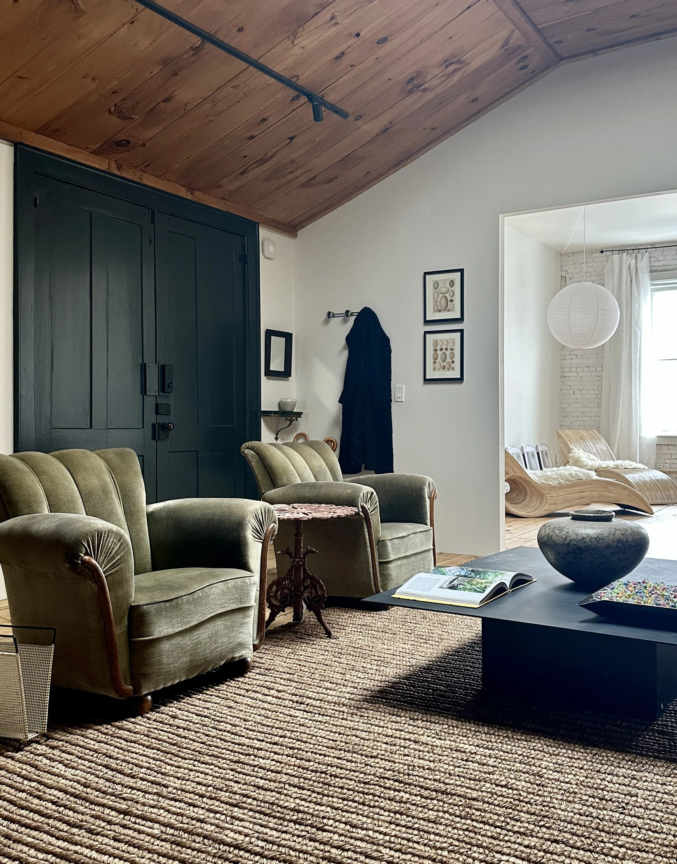 Wall Mounted Marble and Bronze Table