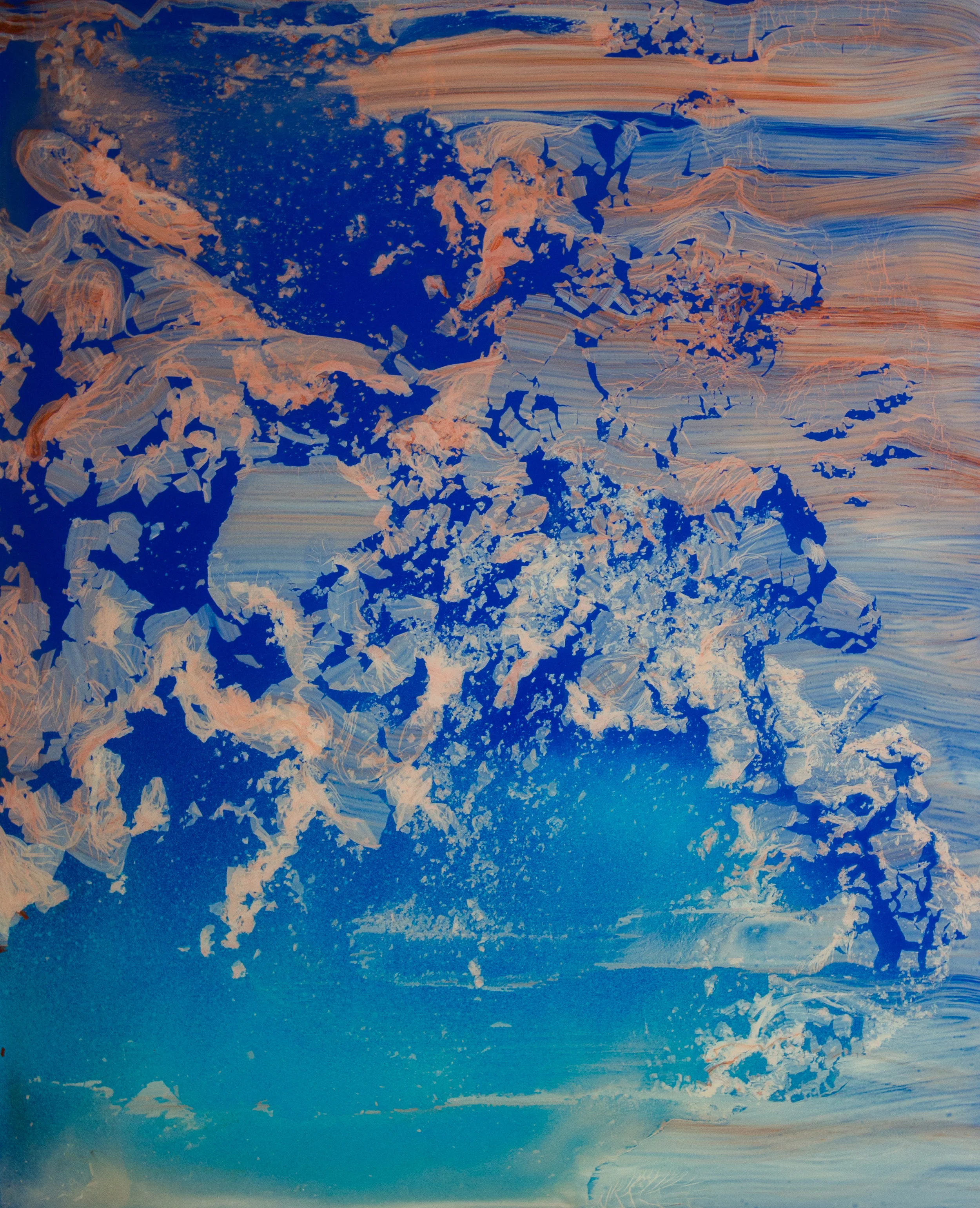 Lakes | 18"x22" $250