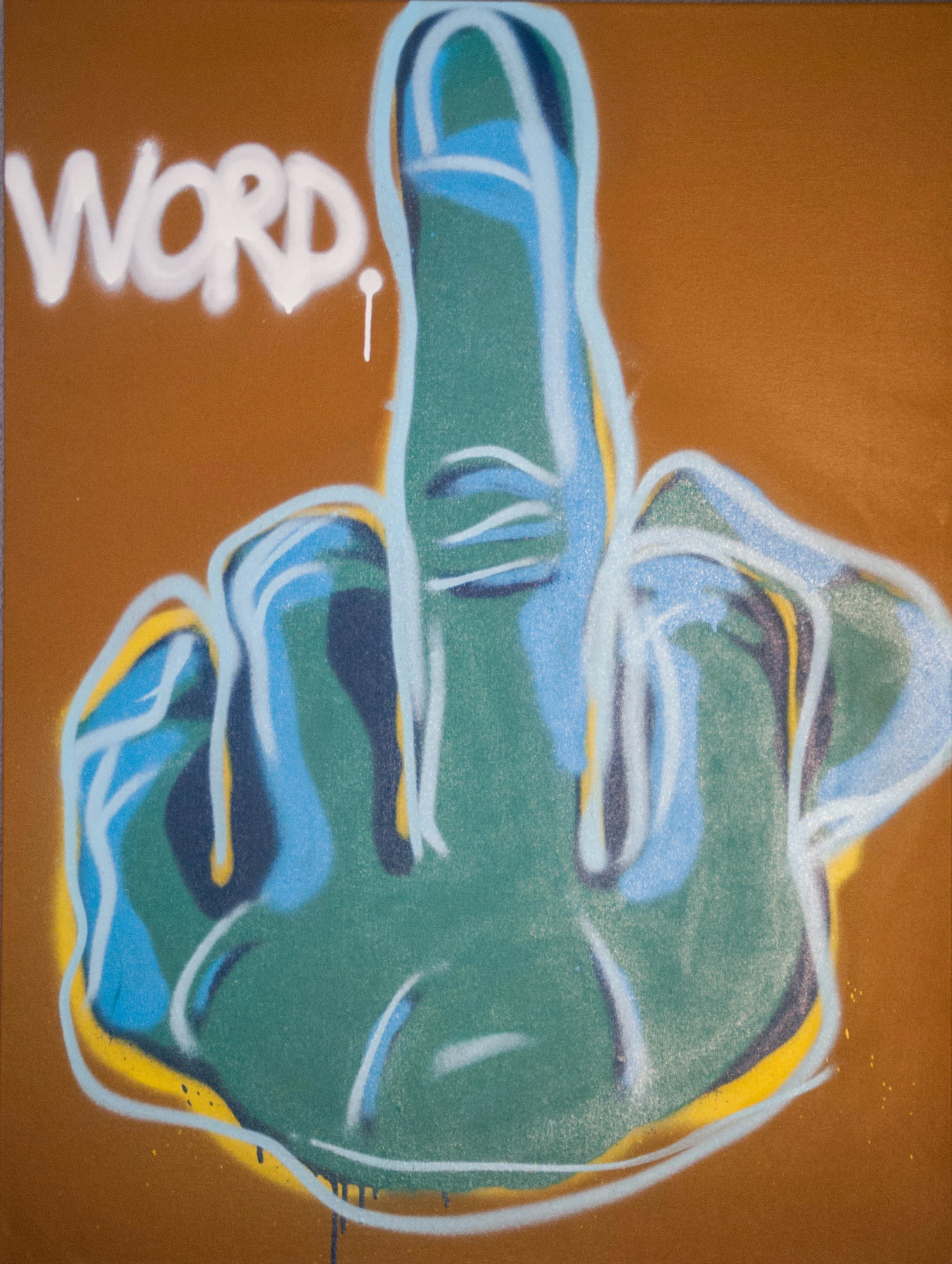 Word. | 36" x 50"