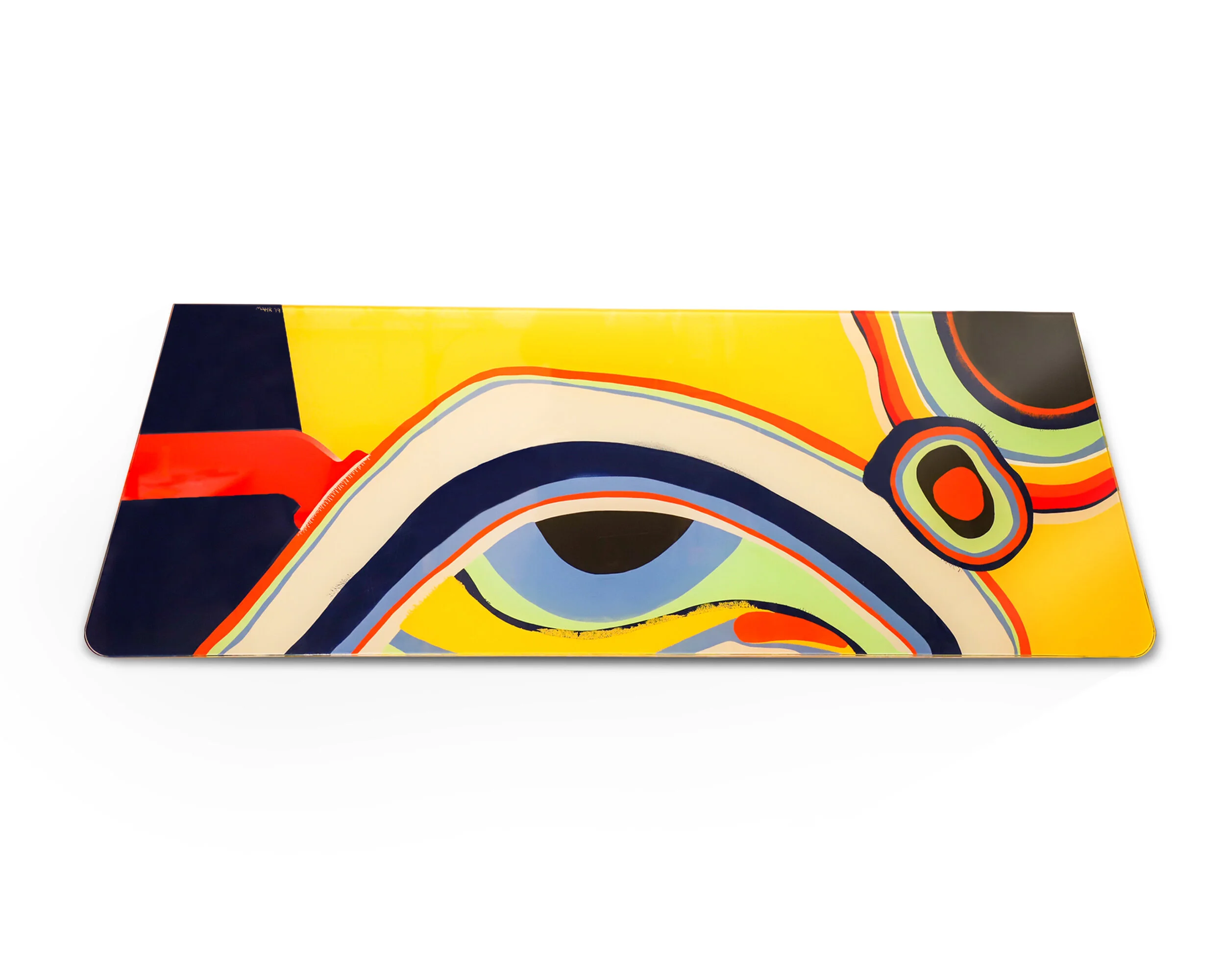 True Color | 61”x20” Spray Paint on glass SOLD