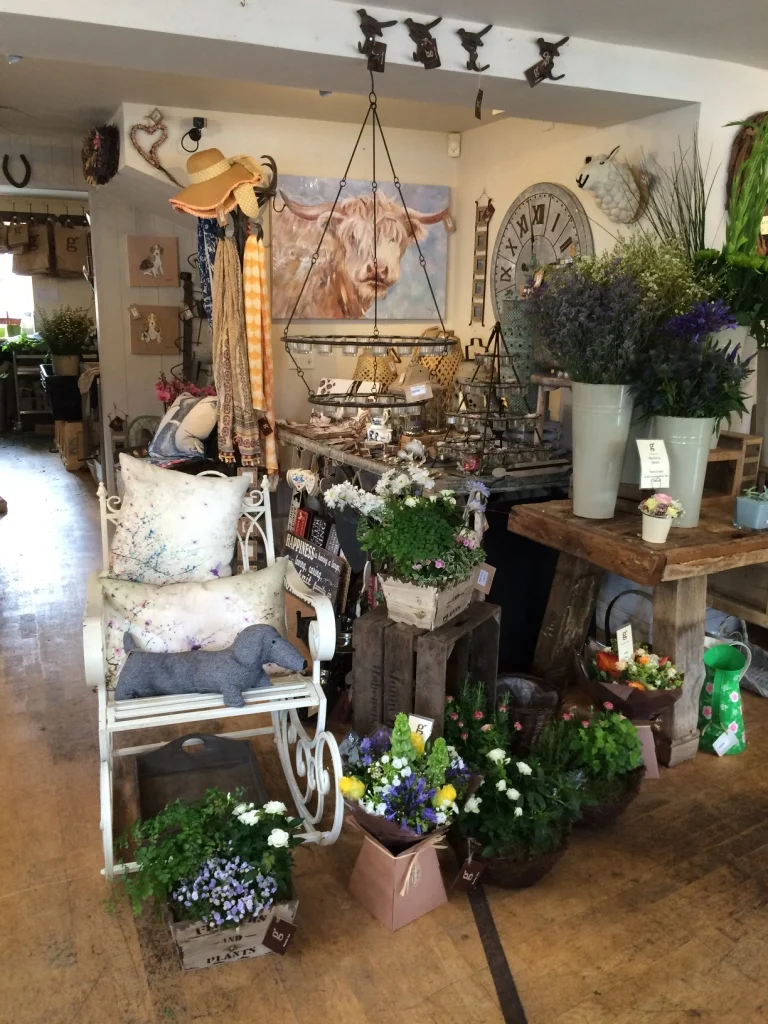 I did not come across hardly any nursery's shops that did not have warm cottage decor accessories or furniture to purchase as well as the plants.