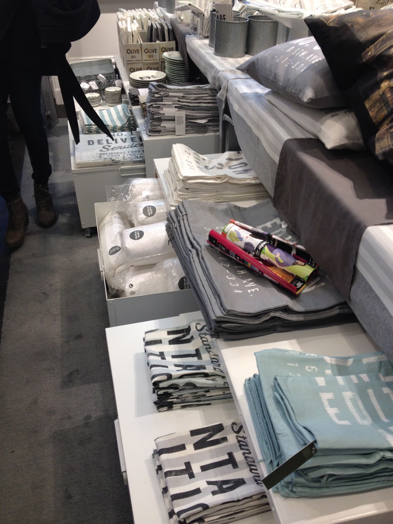 Close up of the products...