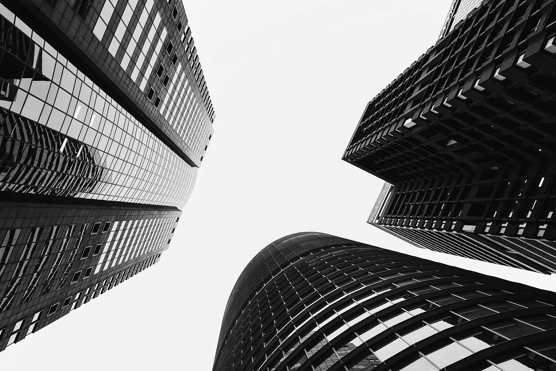 Looking up in Sydney CBD