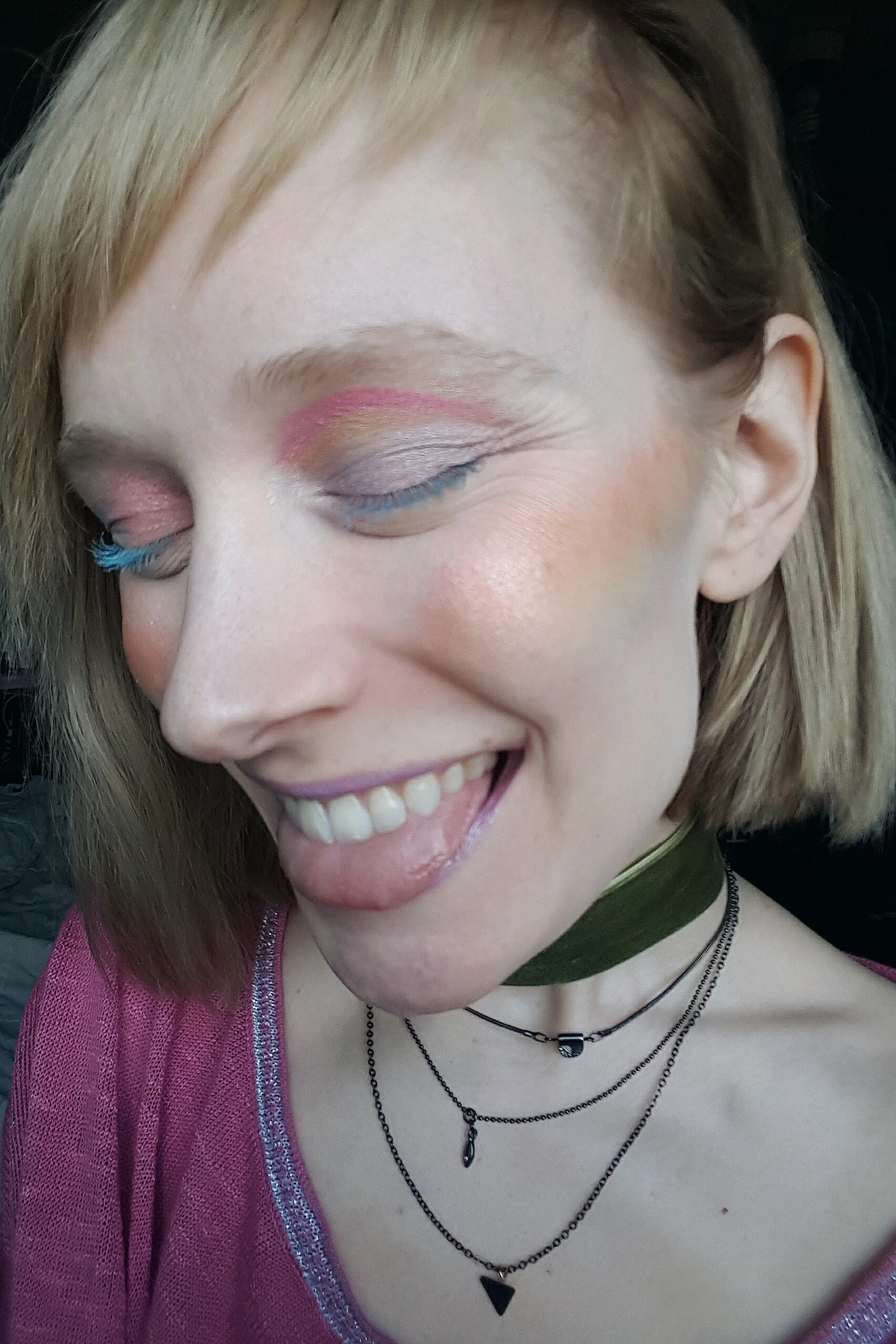 A shot of the finished unicorn look from my tutorial above. Now, giddy-up and try this look out! As always, let me know what you think! XO