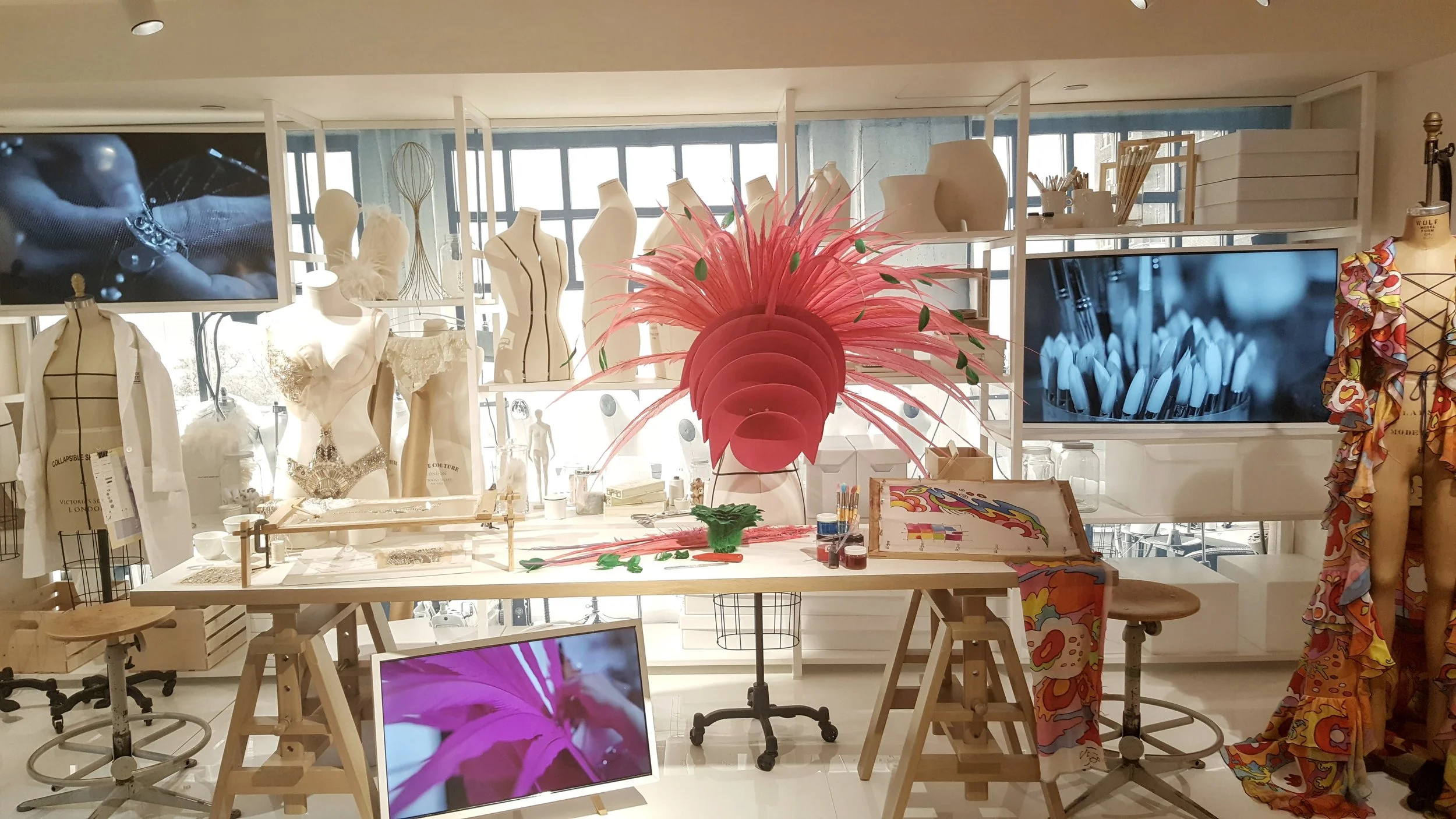 Speaking of craftsmanship, this is an area dedicated to the artists behind the glamorous goods.