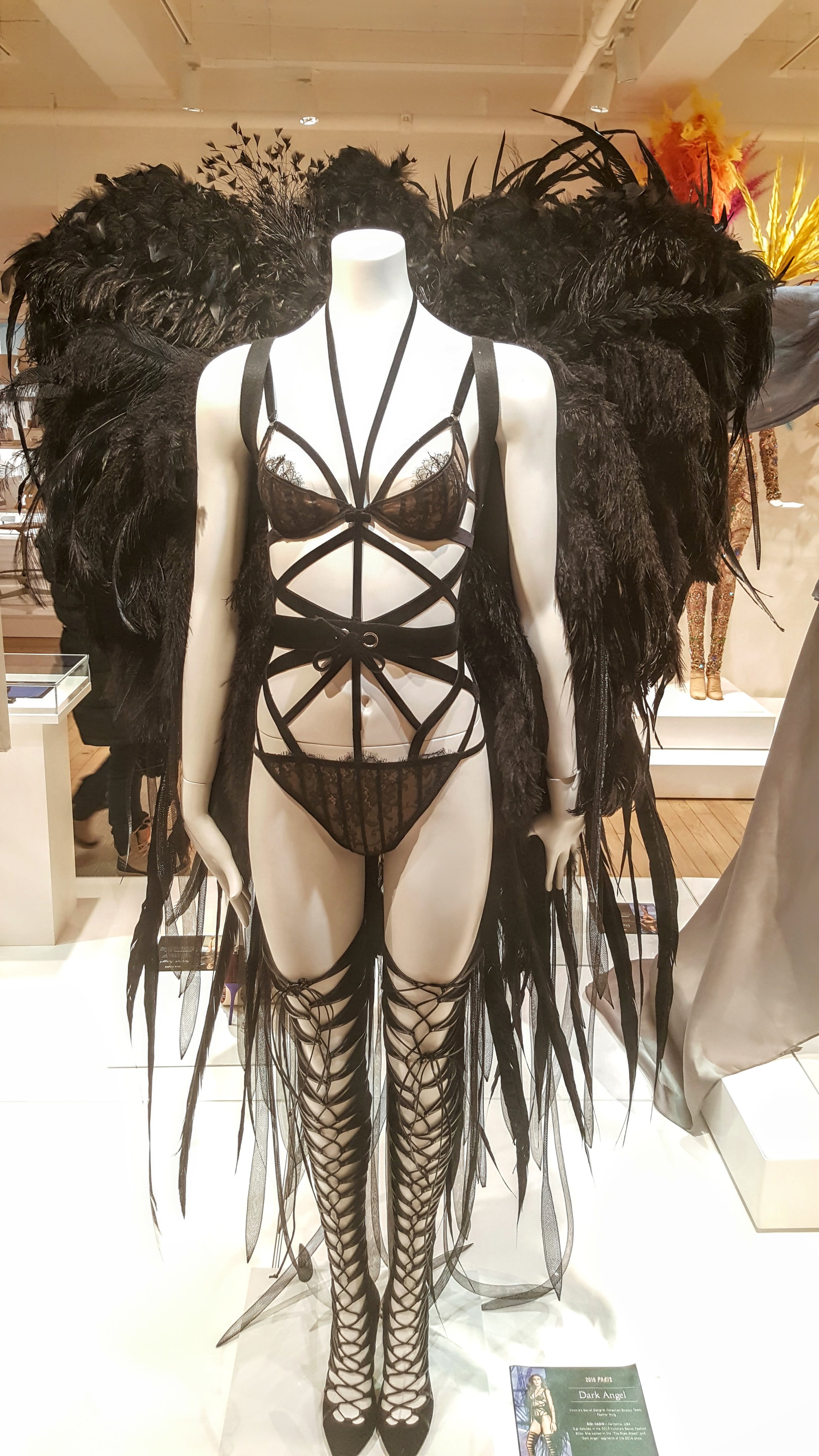 You would have to be dead for "Dark Angel" ensemble not to brighten your day - LOL.