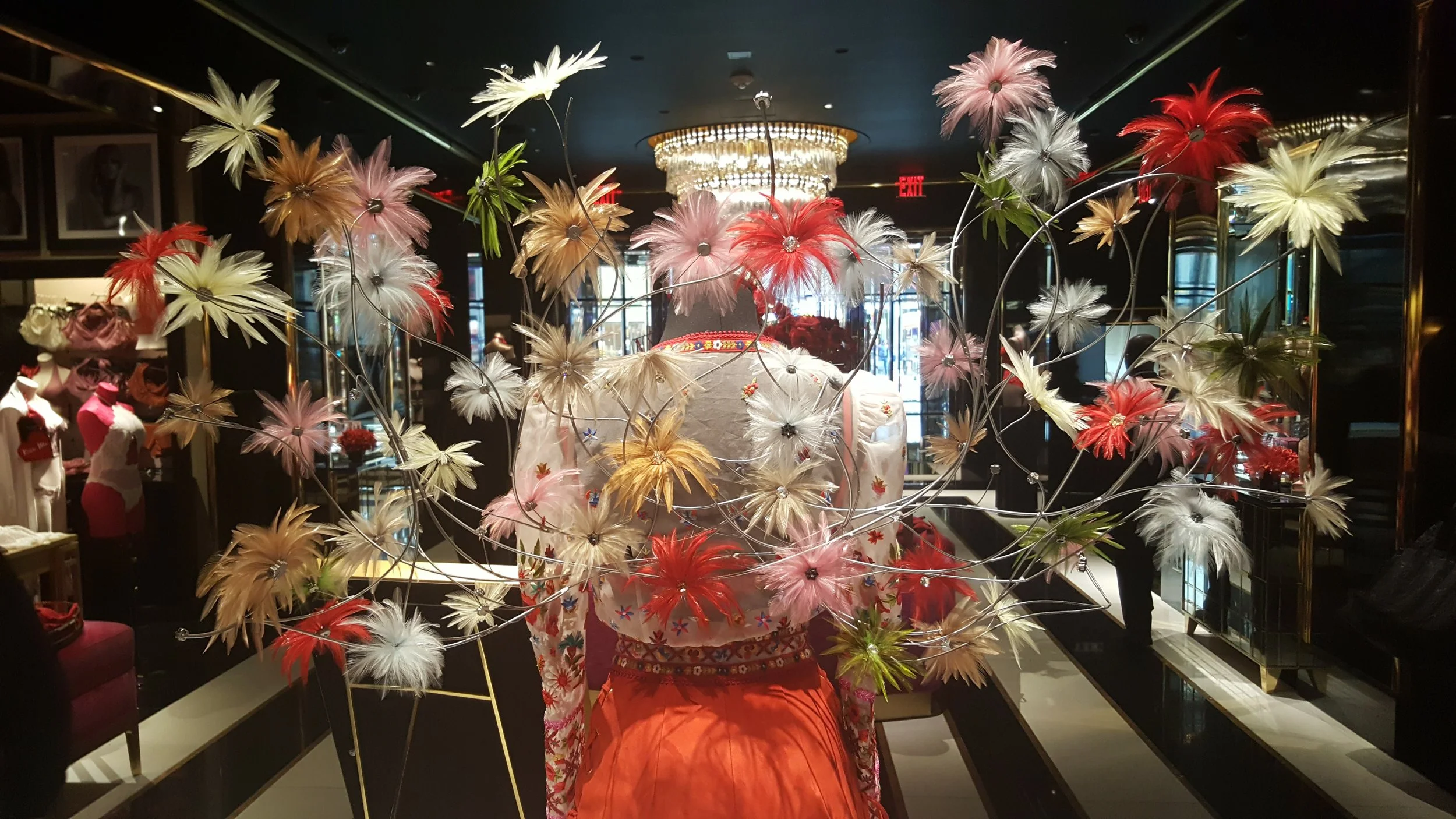 What Victoria's Secret fanatic wouldn't want to float away in this Spring gettup?